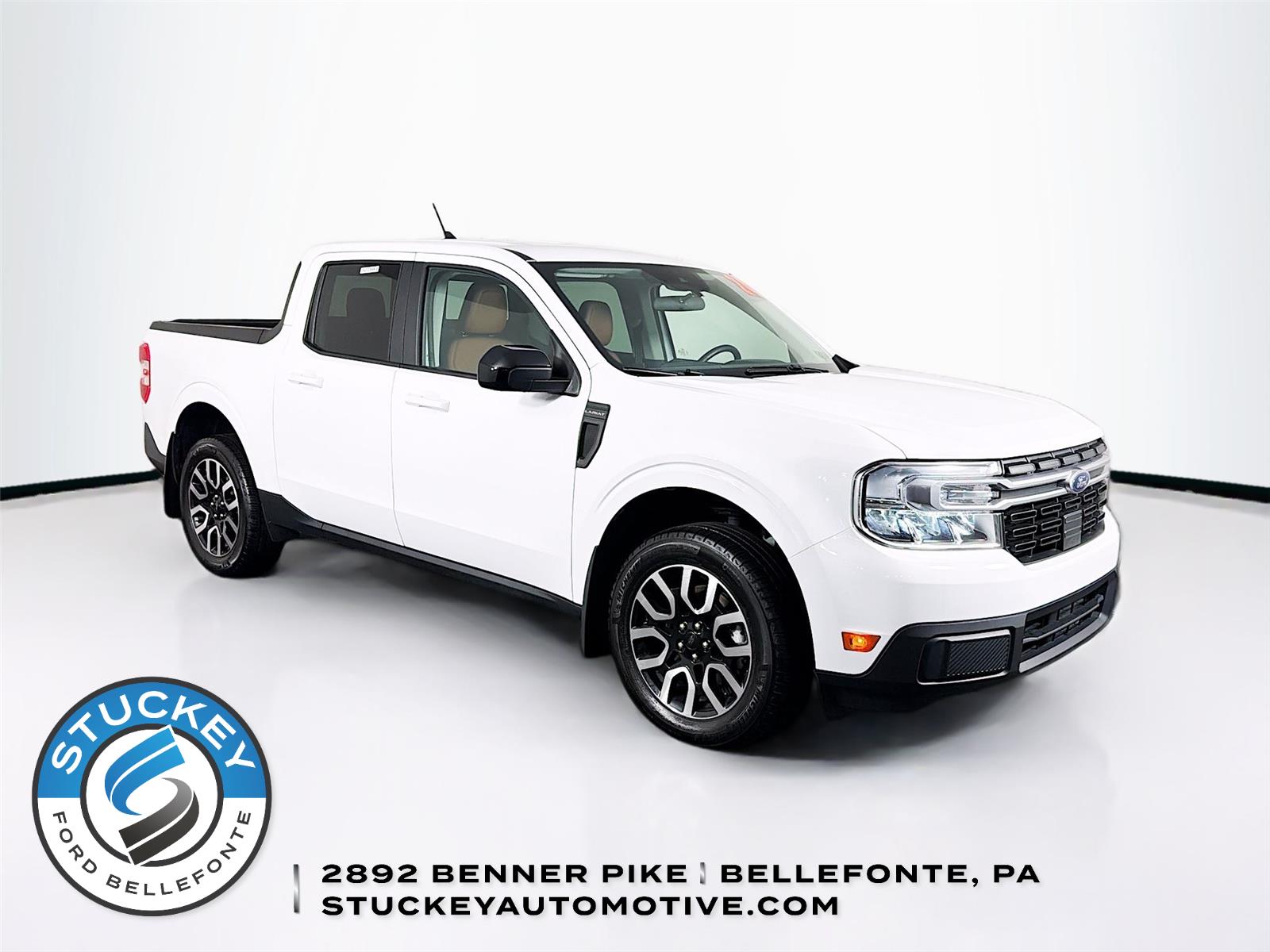 Oxford White 2024 Ford Maverick Pickup Truck Front-Wheel Drive 1-Speed Dual Clutch