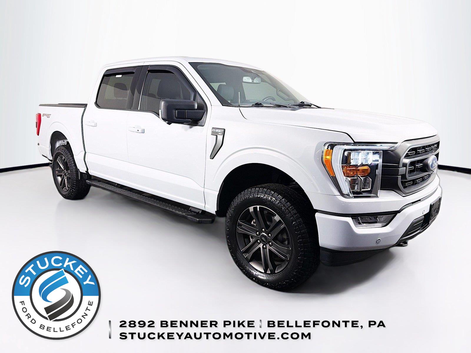 Space White 2022 Ford F-150 Pickup Truck Four-Wheel Drive Automatic
