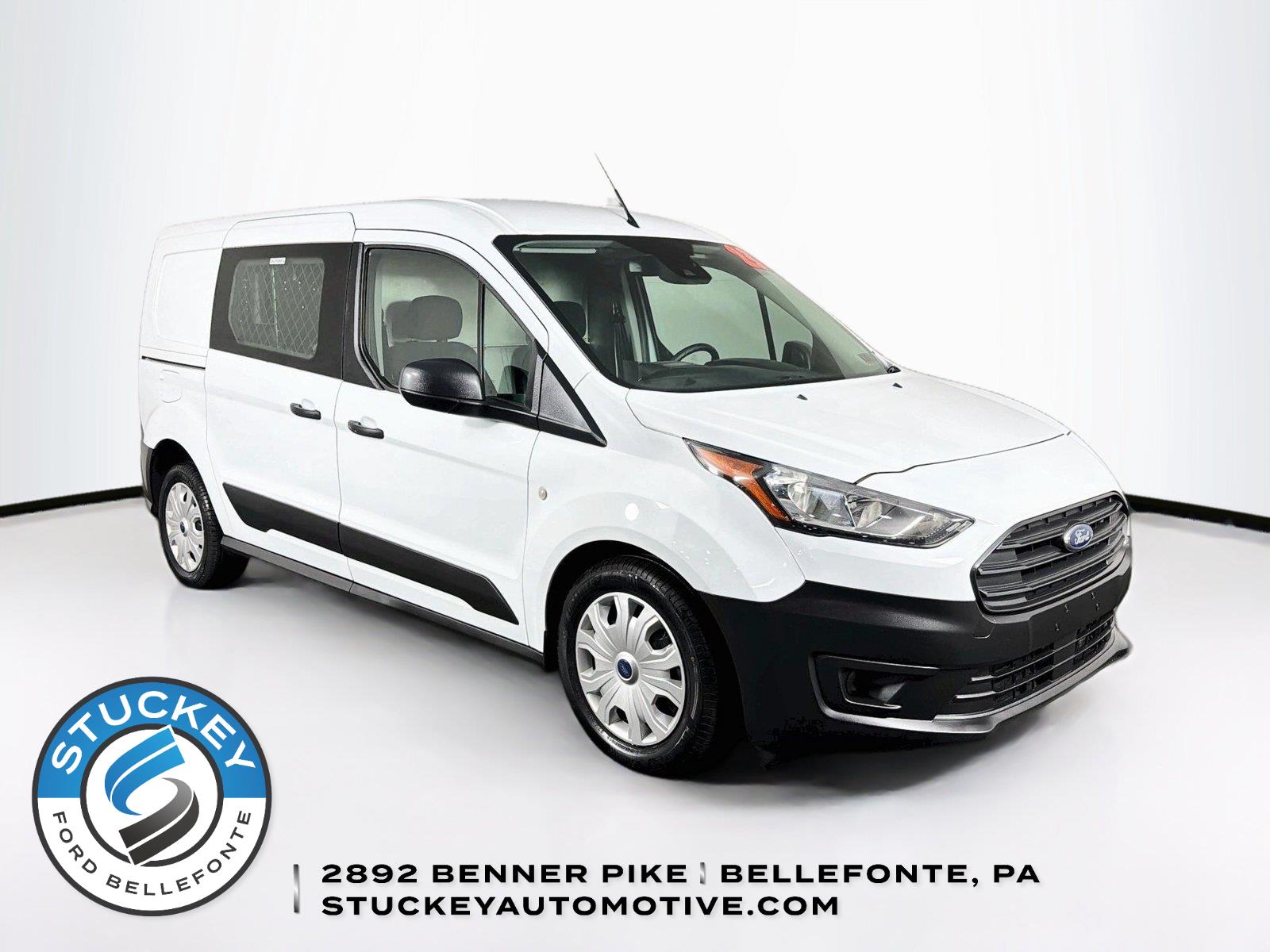 Frozen White 2023 Ford Transit Connect Van Front-Wheel Drive 8-Speed Automatic