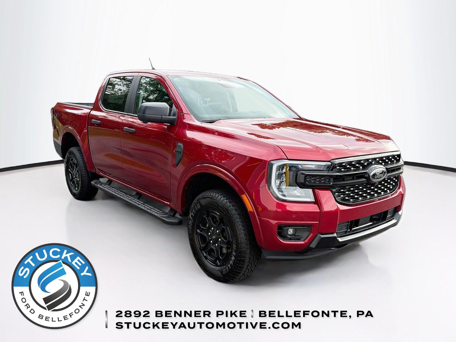 Ruby Red Metallic Tinted Clearcoat 2026 Ford Ranger Pickup Truck Four-Wheel Drive Automatic