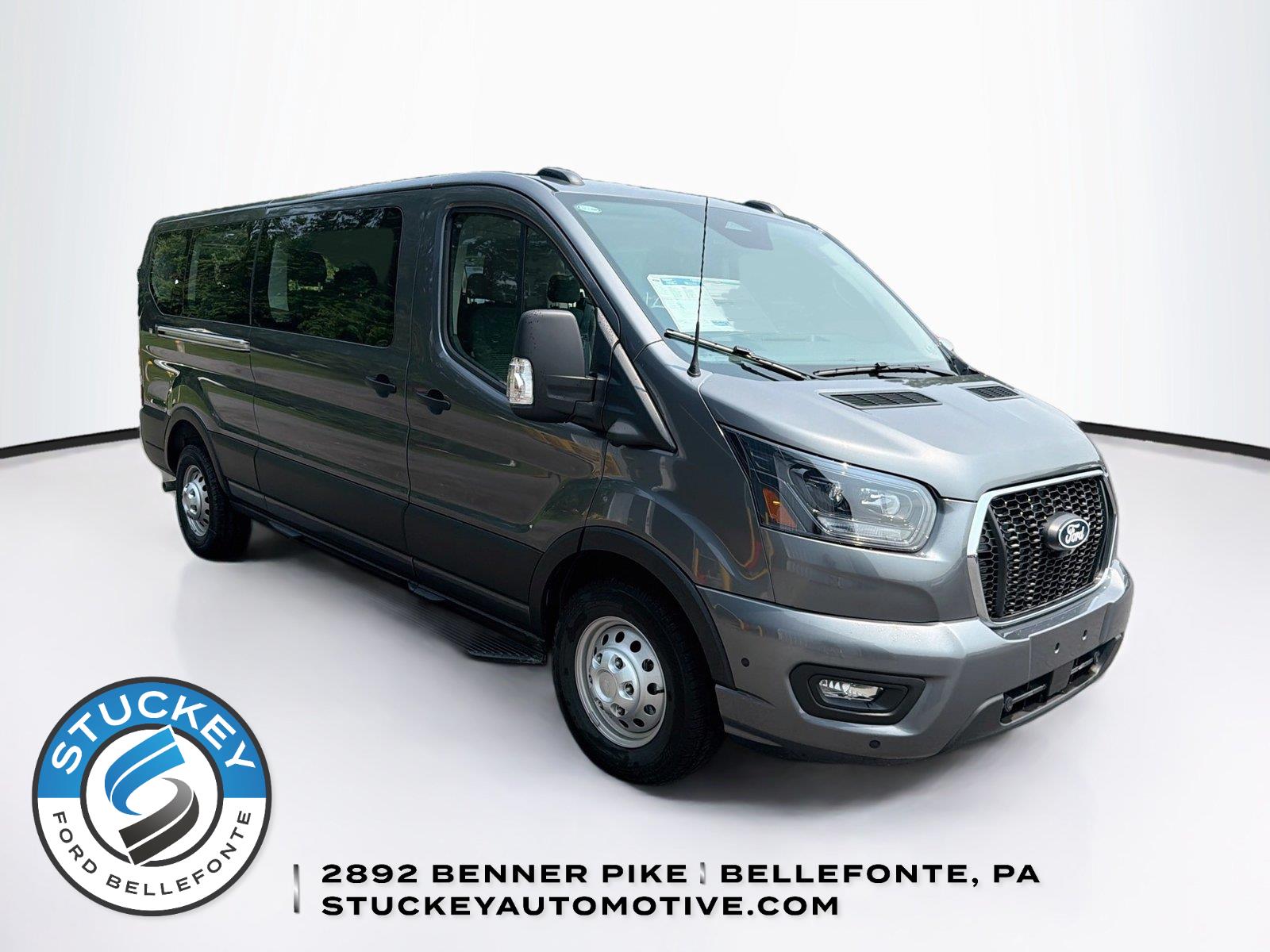 Carbonized Gray 2026 Ford Transit Passenger Van All-Wheel Drive Automatic