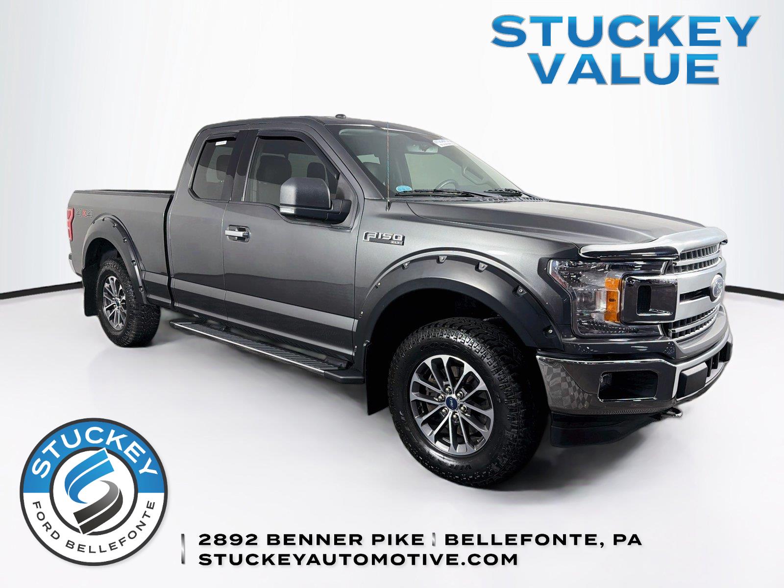 Gray (Magnetic) 2018 Ford F-150 Pickup Truck Four-Wheel Drive Automatic