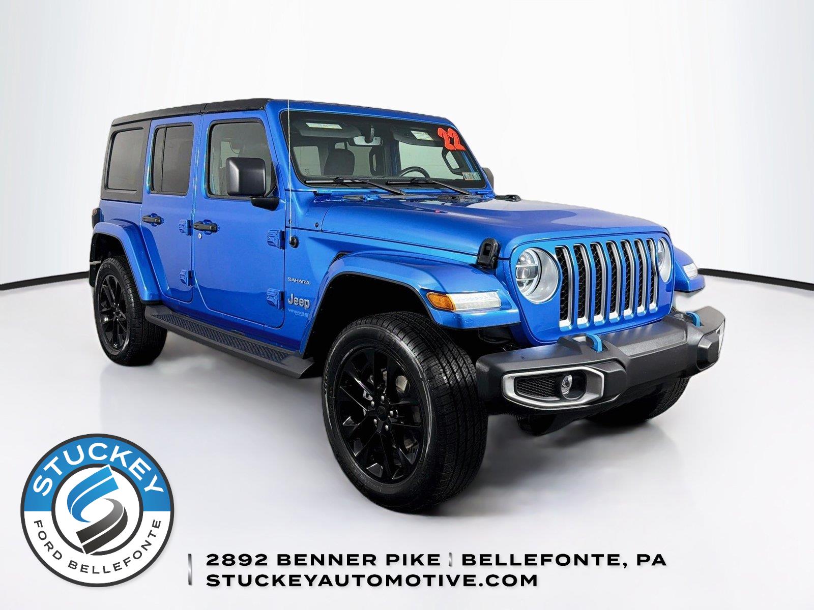 Hydro Blue Pearlcoat 2022 Jeep Wrangler 4xe SUV / Crossover Four-Wheel Drive 8-Speed Automatic