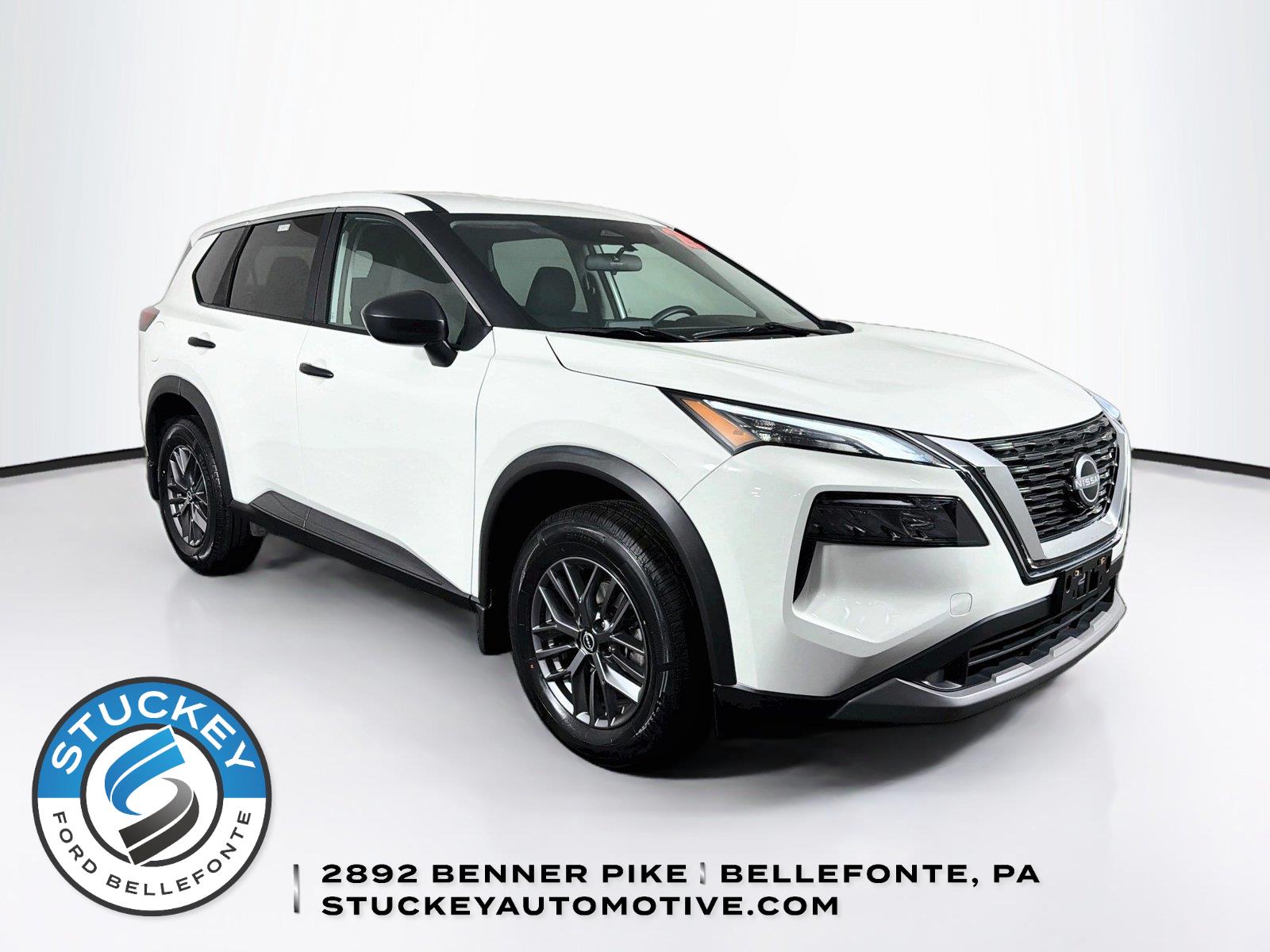Glacier White 2023 Nissan Rogue SUV / Crossover All-Wheel Drive Continuously Variable Transmission
