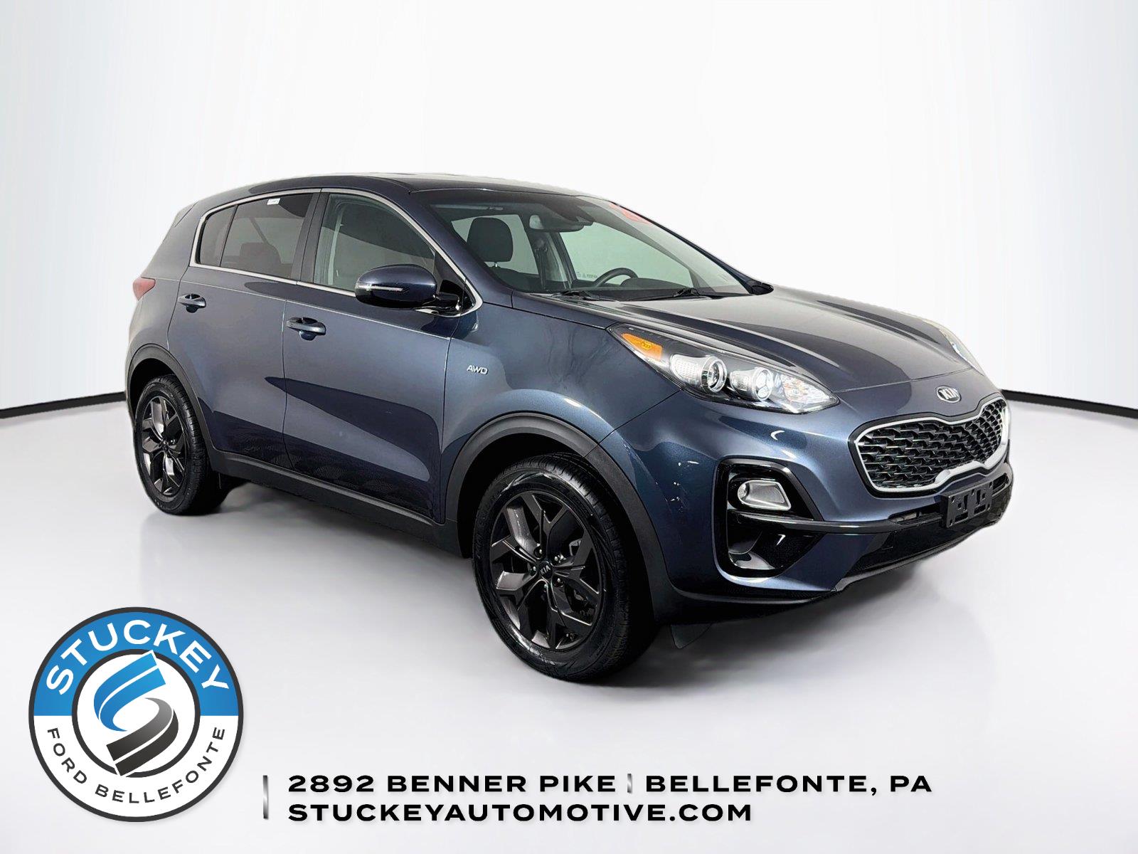 Pacific Blue 2022 Kia Sportage SUV / Crossover All-Wheel Drive 6-Speed Automatic