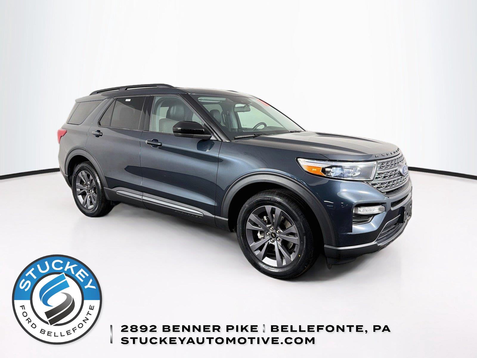 Stone Blue 2023 Ford Explorer SUV / Crossover All-Wheel Drive Automatic