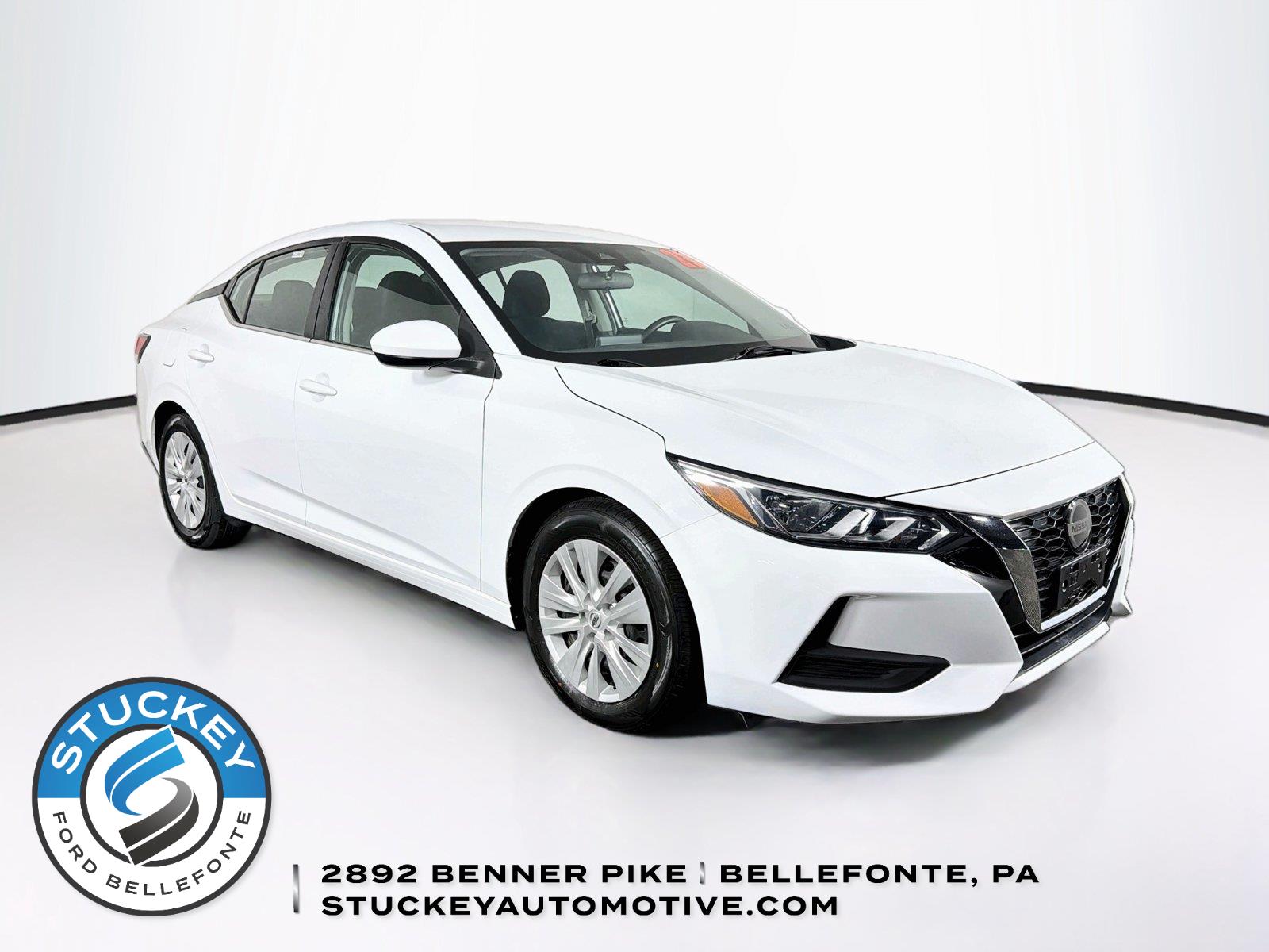 White (Fresh Powder) 2023 Nissan Sentra Sedan Front-Wheel Drive Continuously Variable Transmission