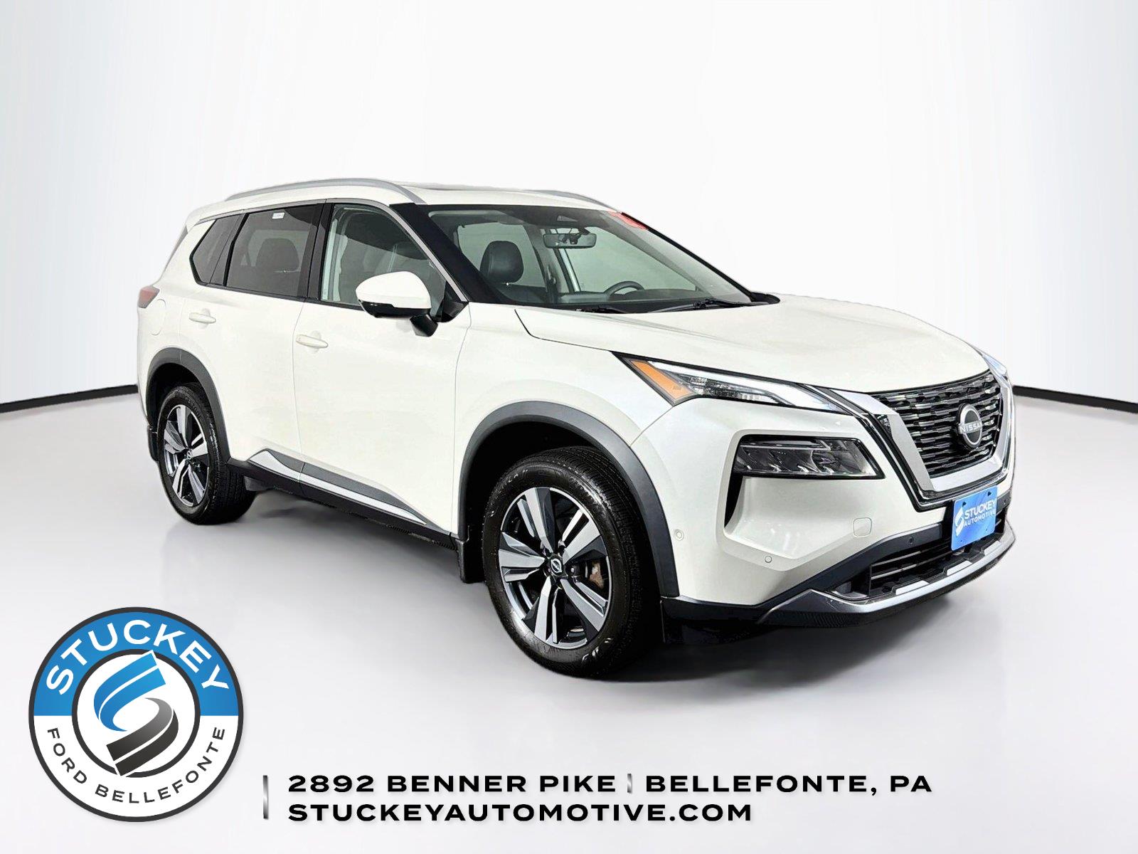 Pearl White Tricoat 2023 Nissan Rogue SUV / Crossover All-Wheel Drive Continuously Variable Transmission