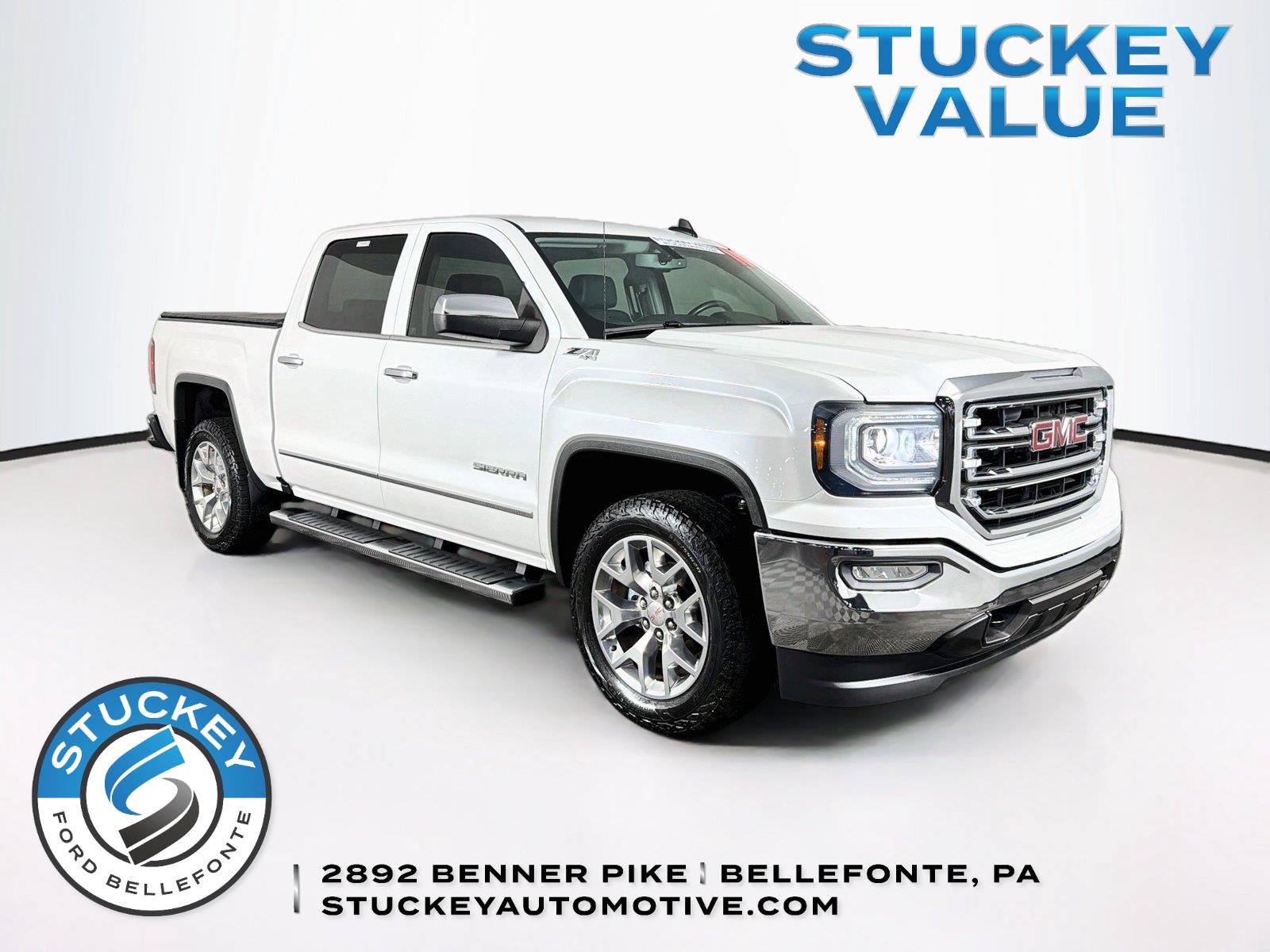 White Frost Tricoat 2018 GMC Sierra 1500 Pickup Truck Four-Wheel Drive 6-Speed Automatic