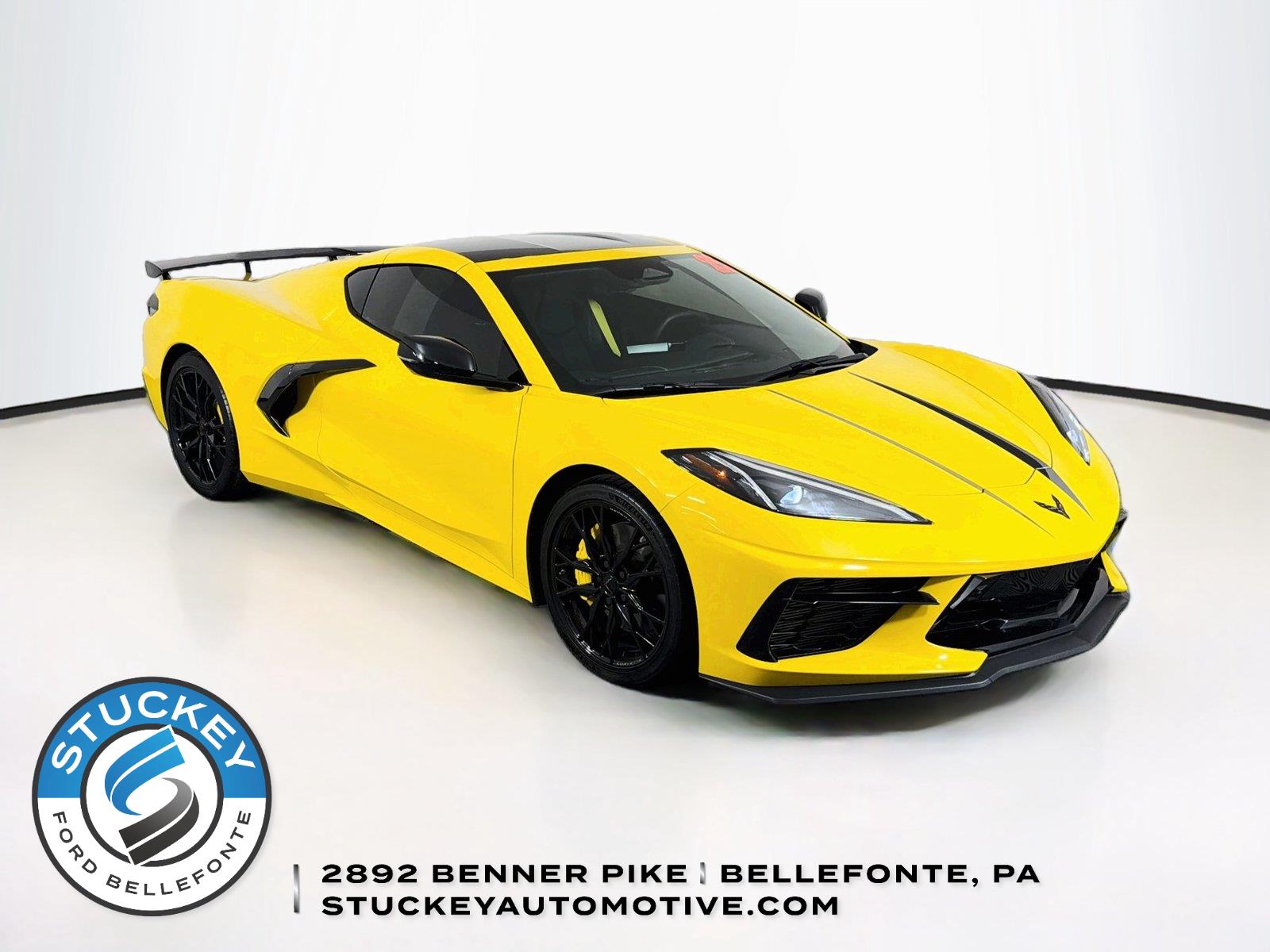 Competition Yellow Tintcoat Metallic 2025 Chevrolet Corvette Coupe Rear-Wheel Drive 8-Speed Dual Clutch