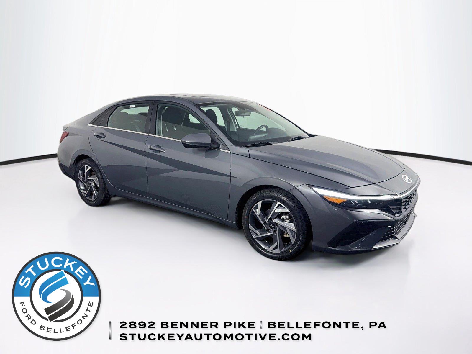 Ecotronic Gray 2025 Hyundai Elantra Sedan Front-Wheel Drive Continuously Variable Transmission