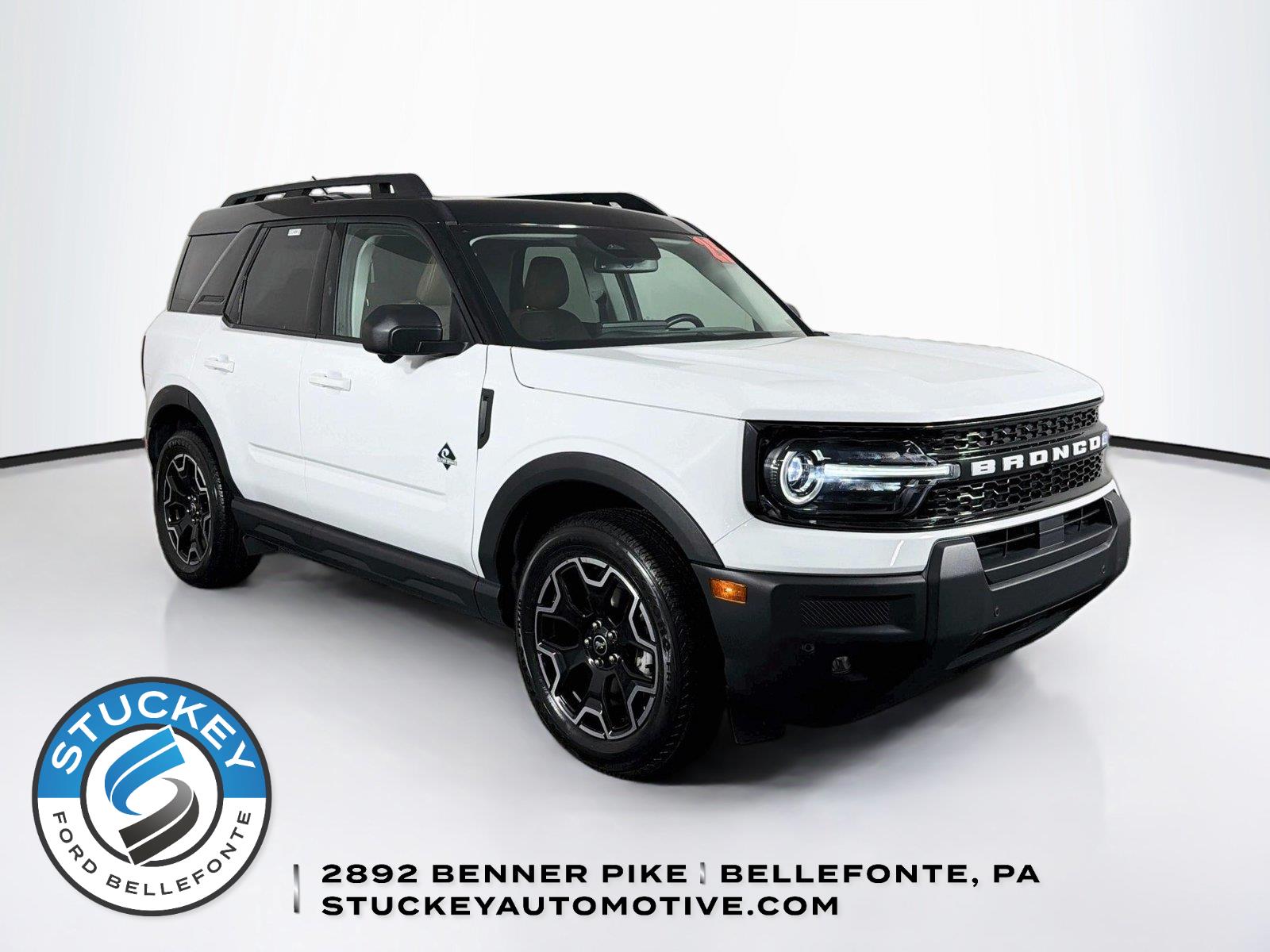 Oxford White 2025 Ford Bronco Sport SUV / Crossover All-Wheel Drive 8-Speed Automatic
