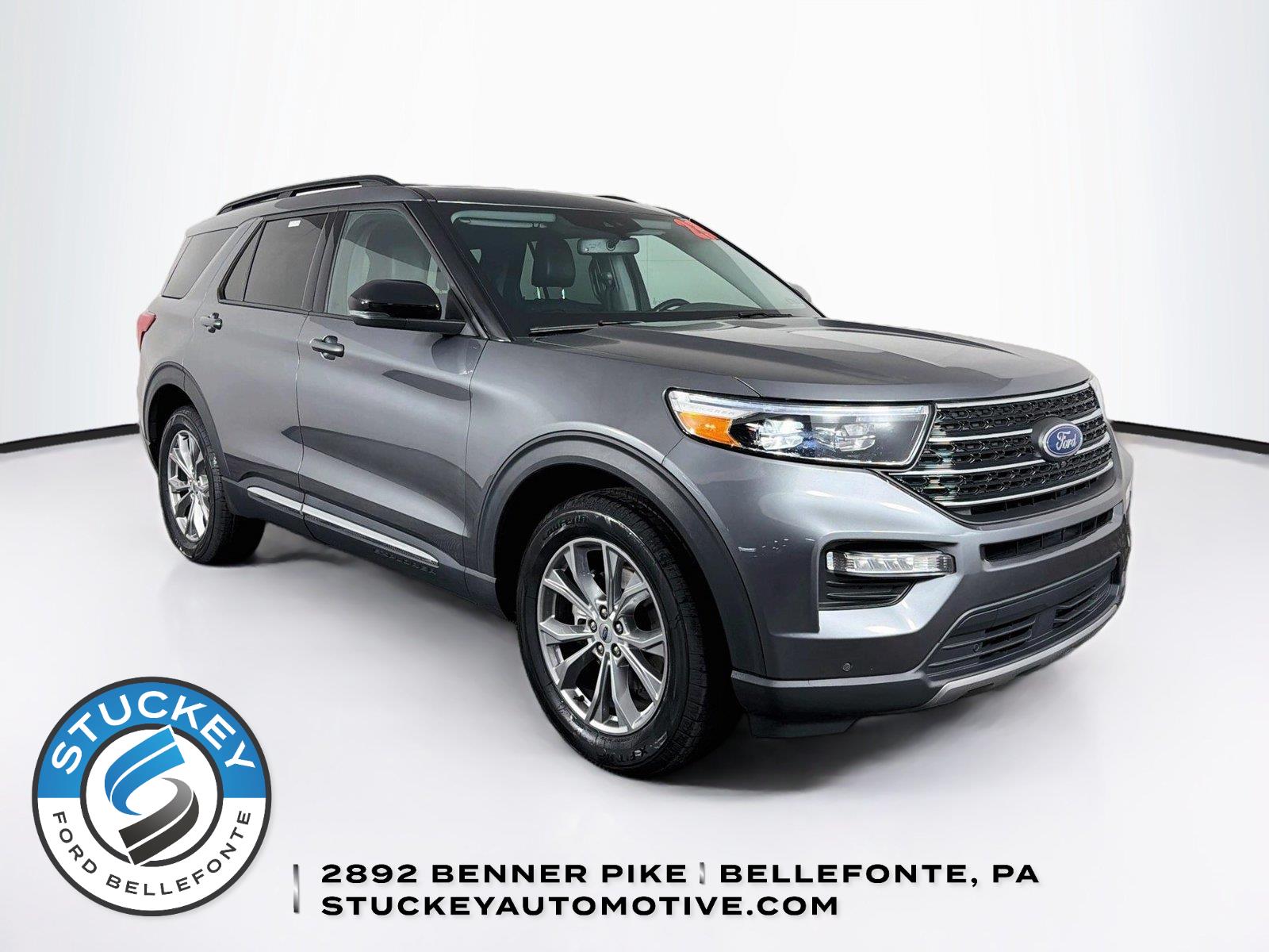 Carbonized Gray 2023 Ford Explorer SUV / Crossover All-Wheel Drive Automatic