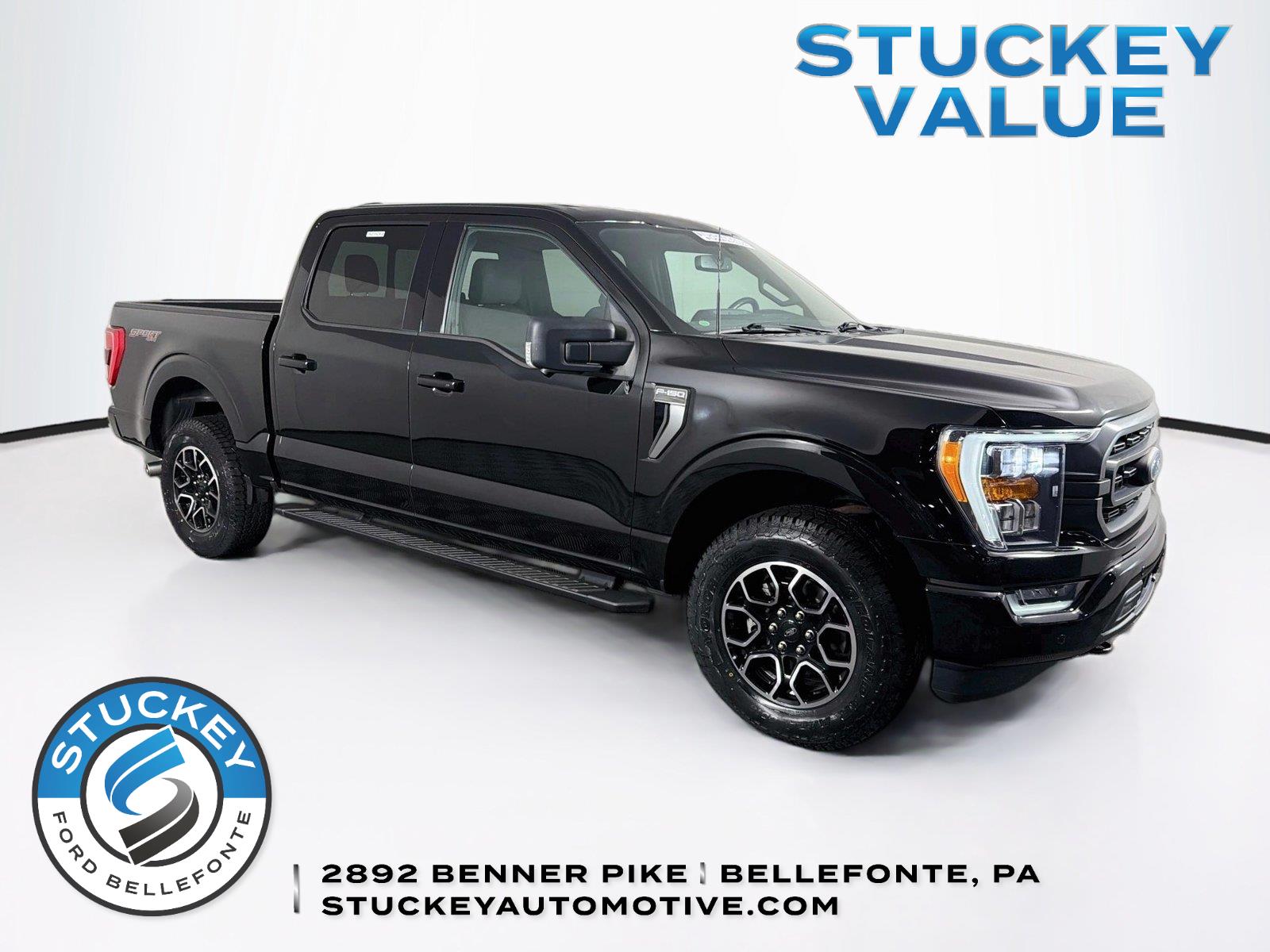 Agate Black 2022 Ford F-150 Pickup Truck Four-Wheel Drive Automatic