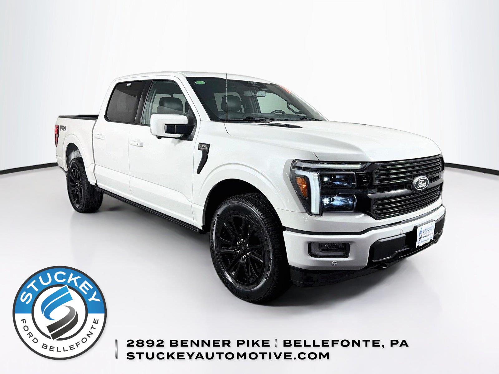 Star White Metallic Tri-Coat 2024 Ford F-150 Pickup Truck Four-Wheel Drive Automatic