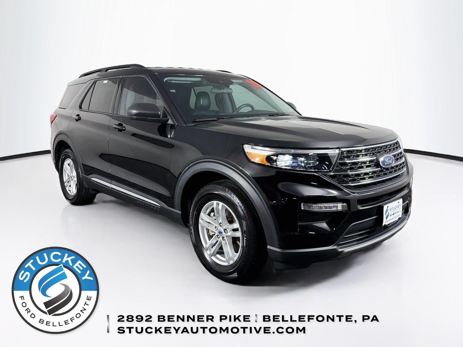 Agate Black 2023 Ford Explorer SUV / Crossover All-Wheel Drive Automatic