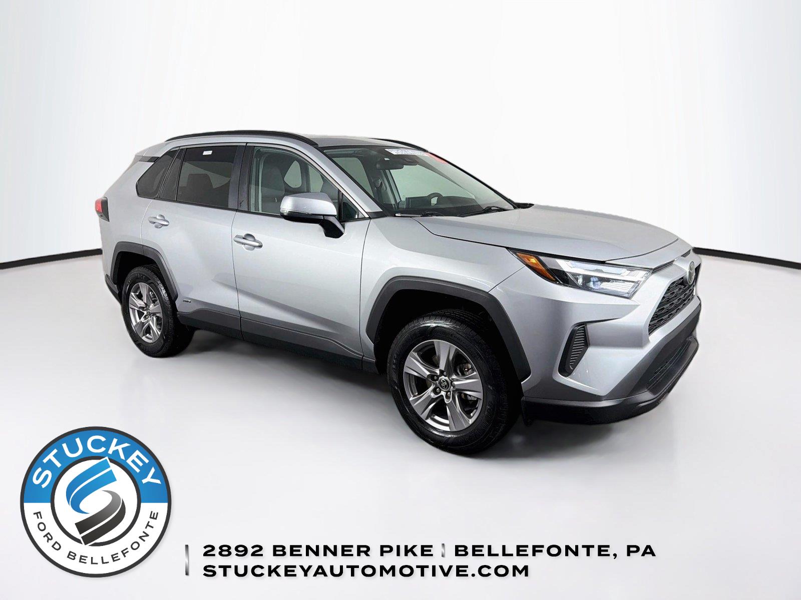 Silver Sky Metallic 2025 Toyota RAV4 Hybrid SUV / Crossover All-Wheel Drive Continuously Variable Transmission