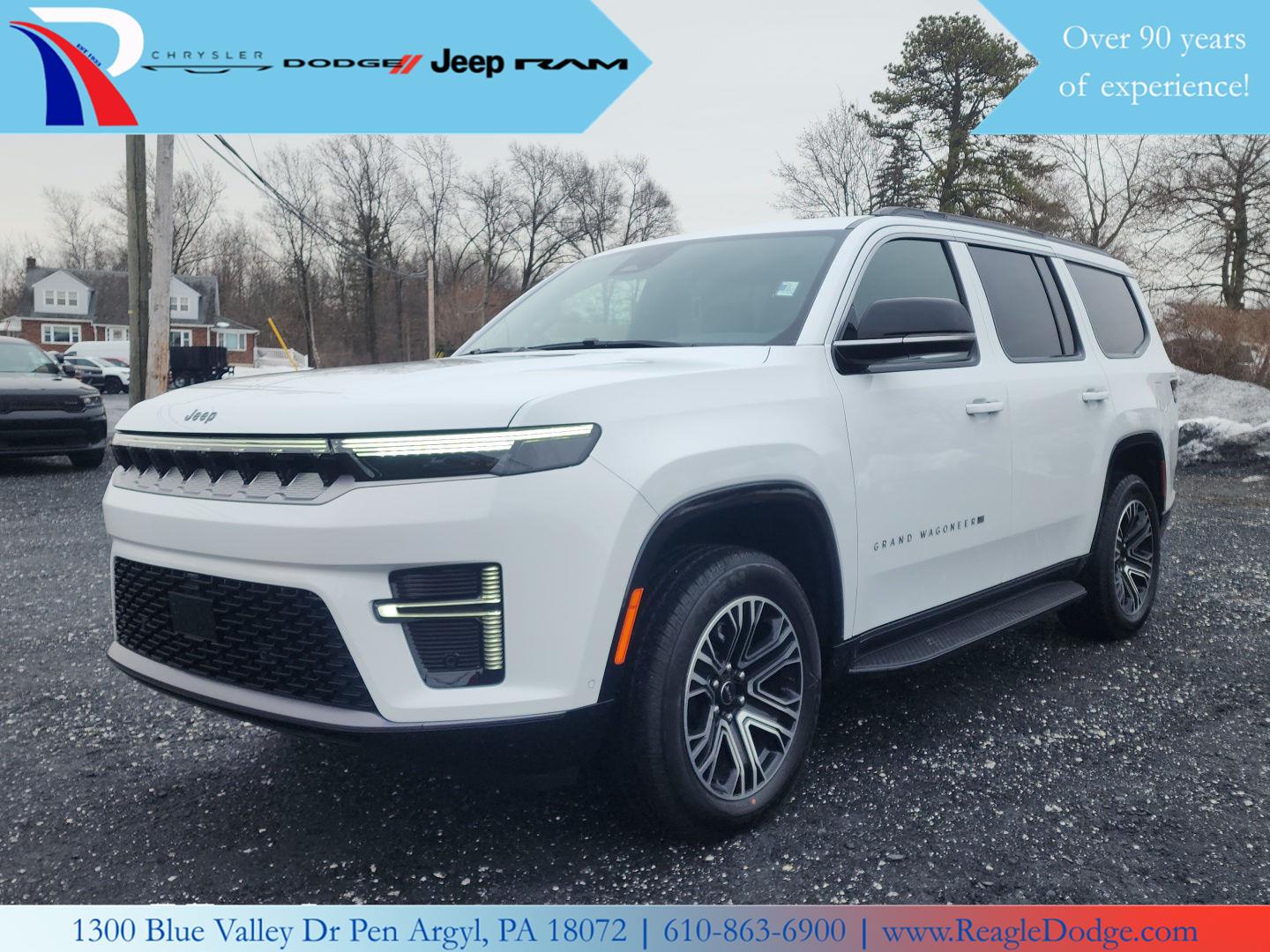 Bright White Clearcoat 2026 Jeep Grand Wagoneer 4WD SUV / Crossover Four-Wheel Drive 8-Speed Automatic