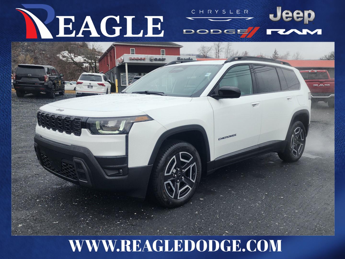 Bright White Clearcoat 2026 Jeep Cherokee Laredo 4WD SUV / Crossover Four-Wheel Drive Automatic