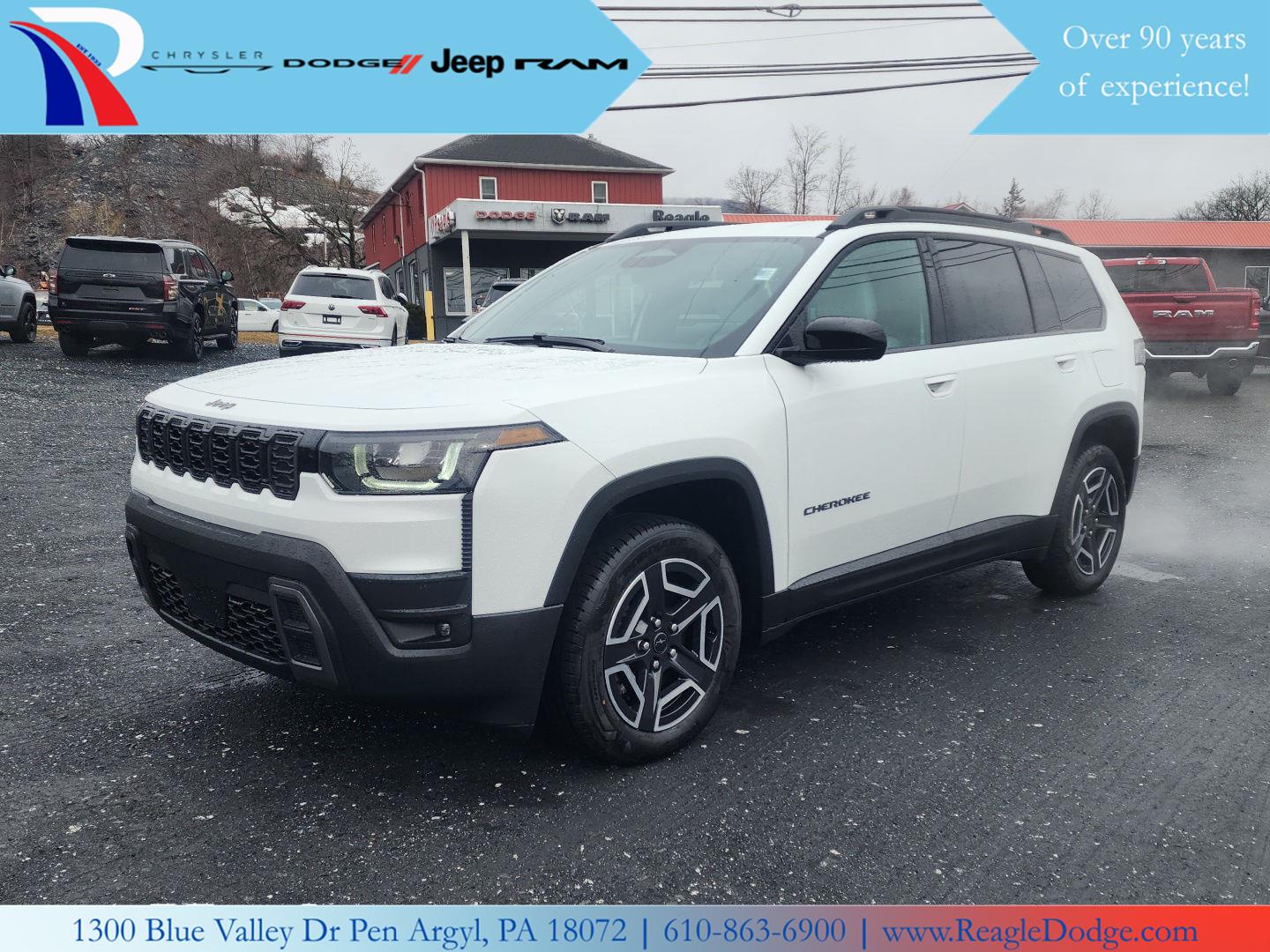 Bright White Clearcoat 2026 Jeep Cherokee Laredo 4WD SUV / Crossover Four-Wheel Drive Automatic