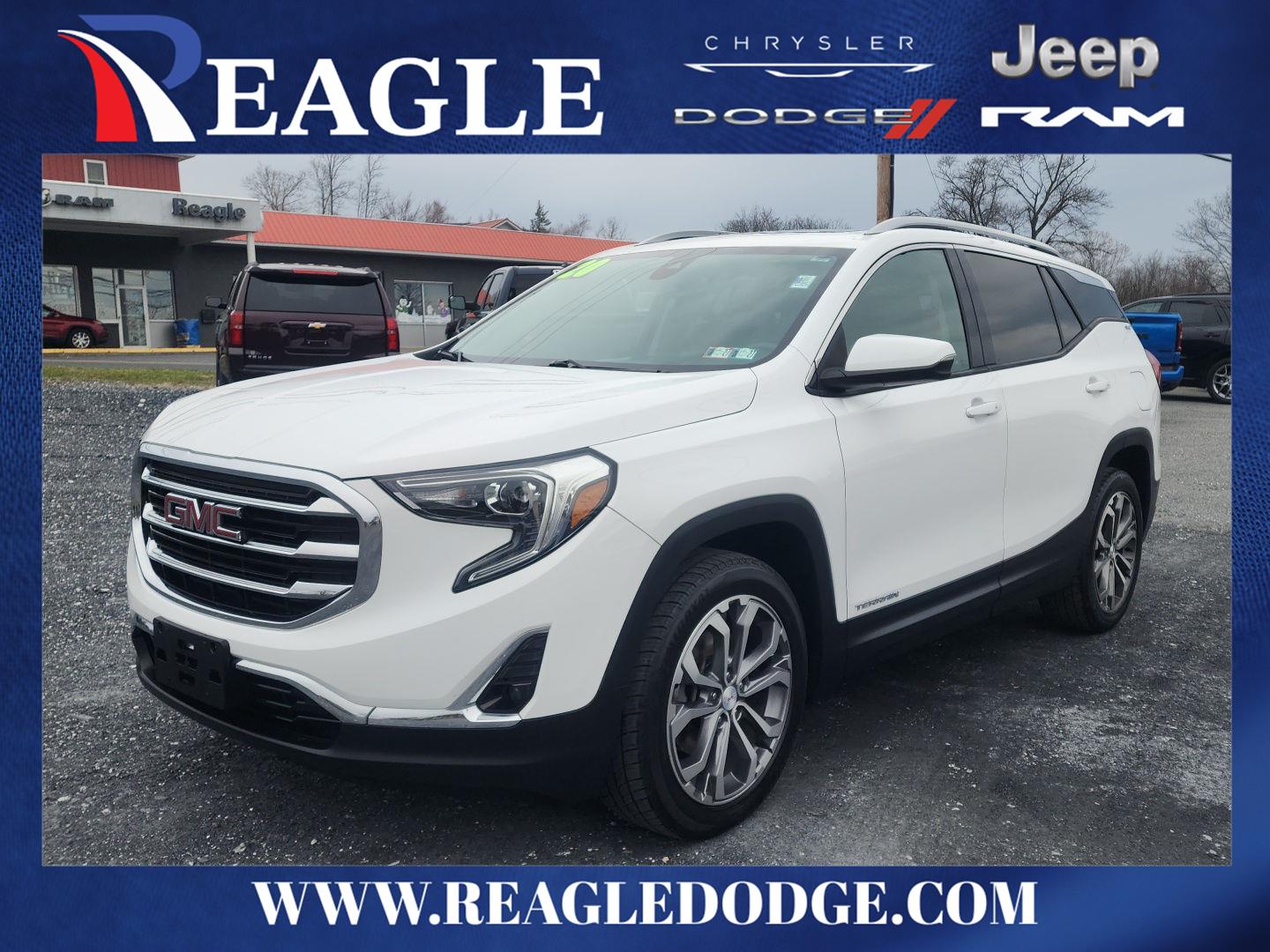 Summit White 2020 GMC Terrain SLT AWD SUV / Crossover Four-Wheel Drive 9-Speed Automatic Overdrive