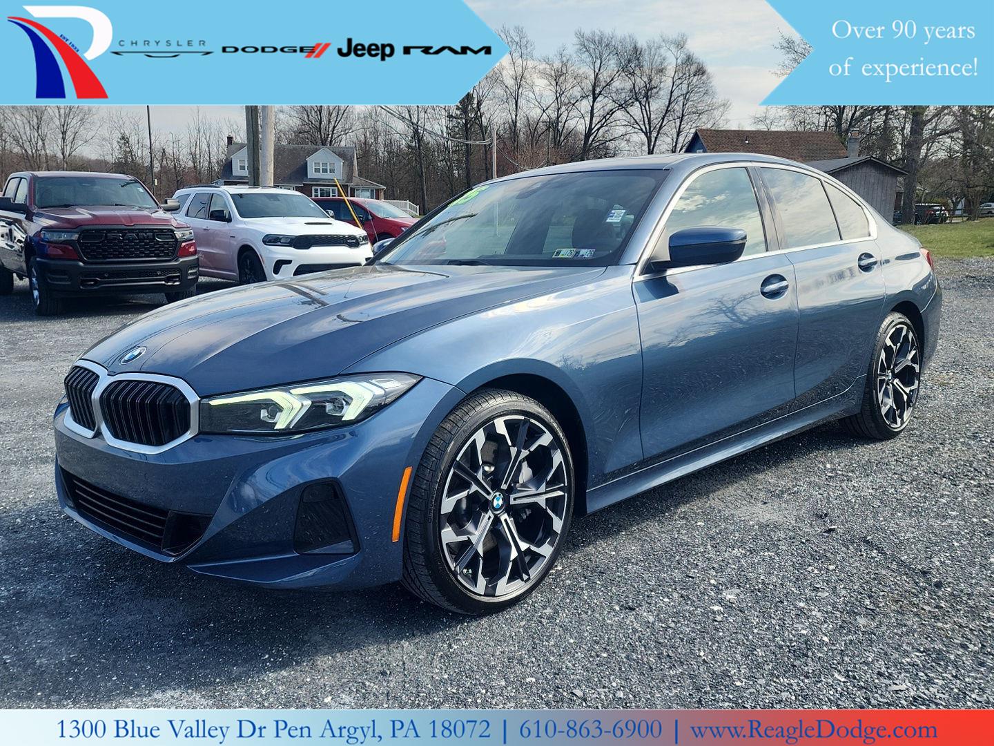 Arctic Race Blue Metallic 2025 BMW 3 Series 330i RWD Sedan Rear-Wheel Drive Automatic
