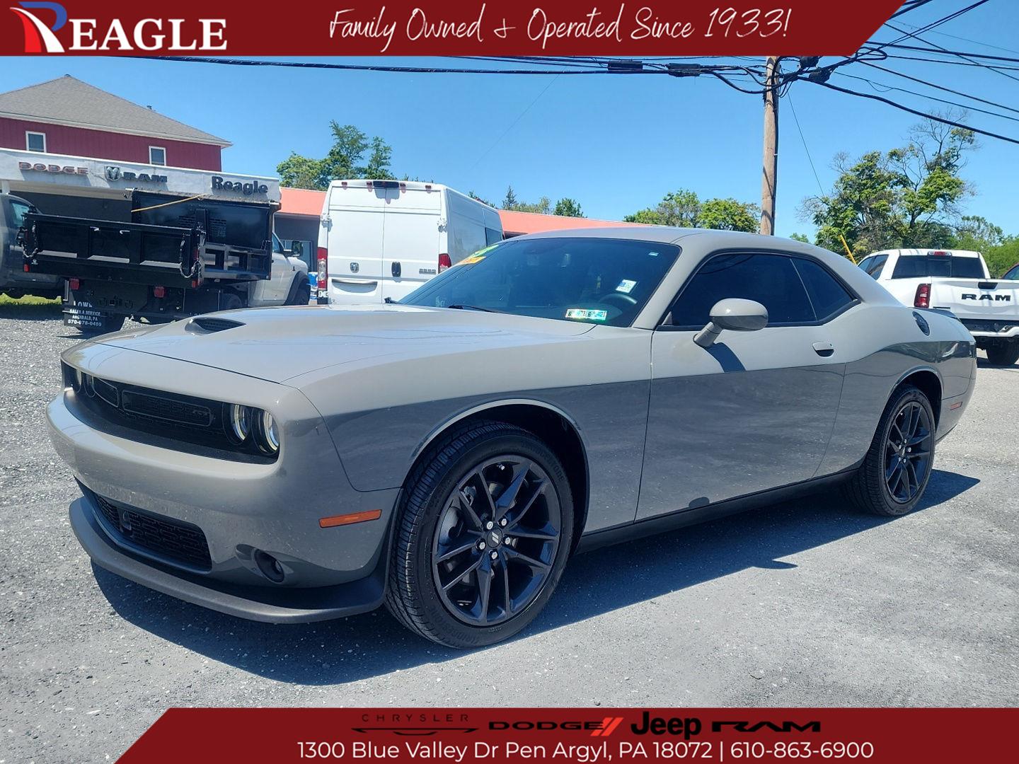 Destroyer Gray Clearcoat 2023 Dodge Challenger Coupe All-Wheel Drive 8-Speed Automatic