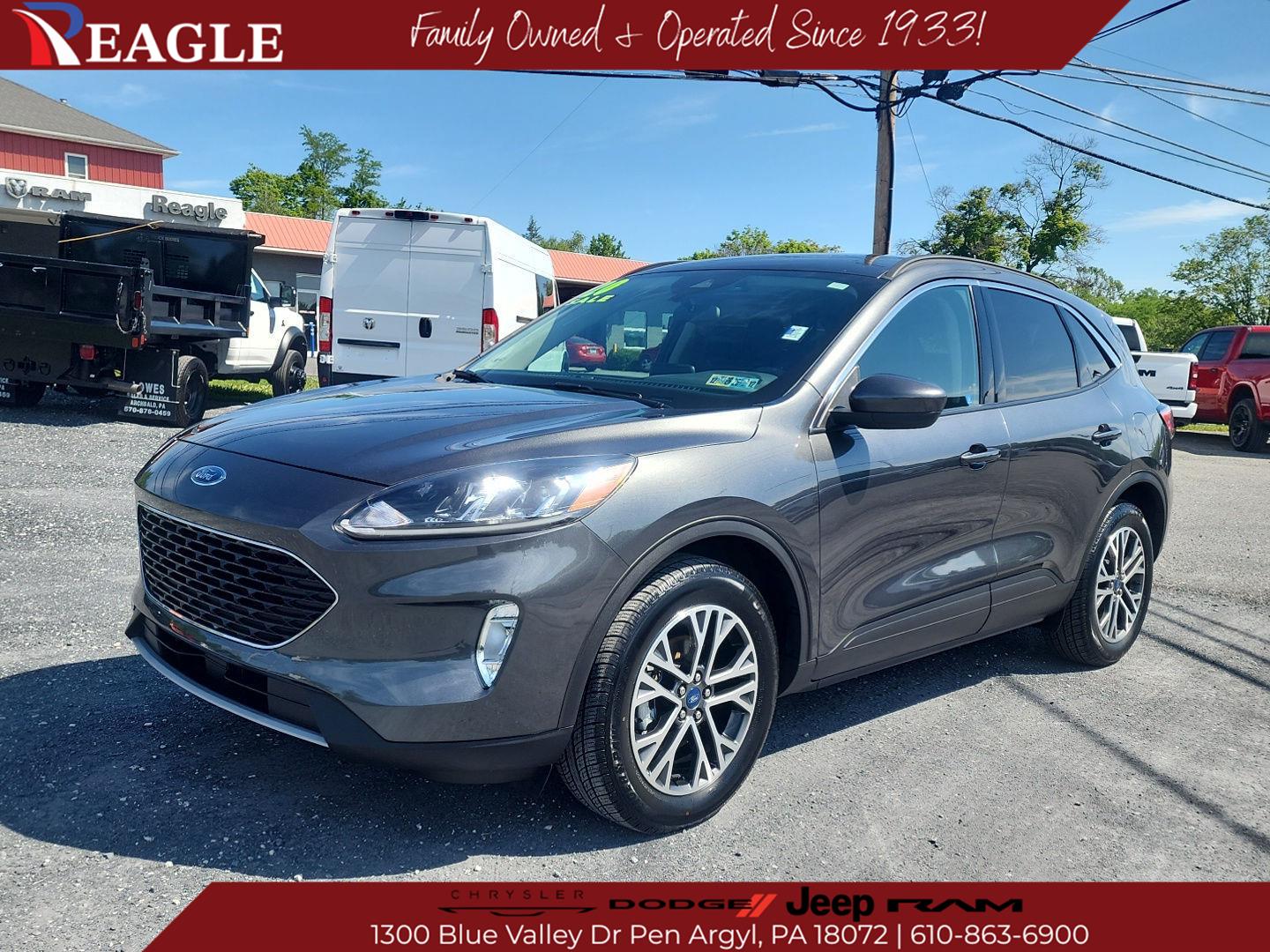 Gray (Magnetic Metallic) 2020 Ford Escape SUV / Crossover All-Wheel Drive 8-Speed Automatic