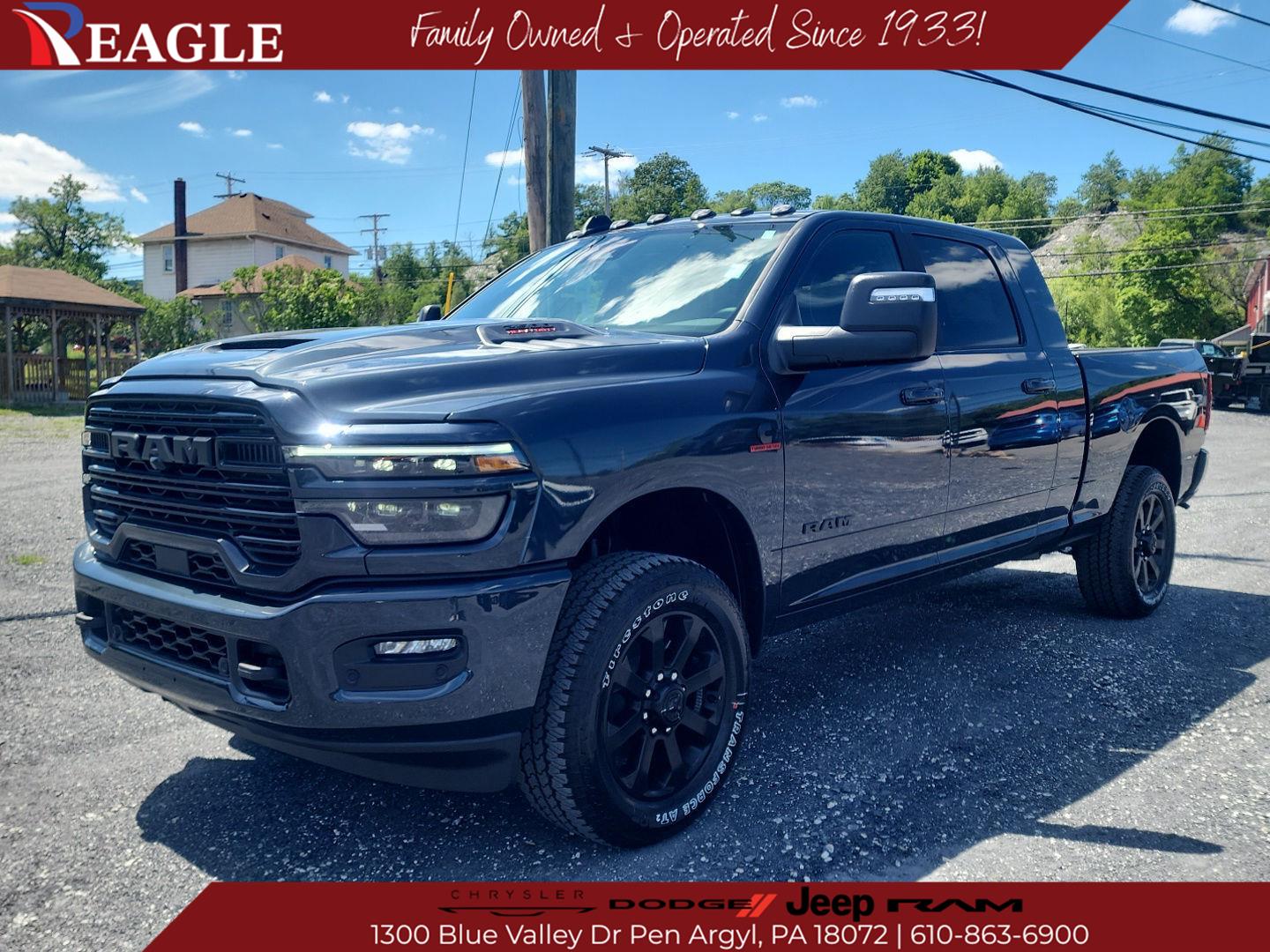 Forged Blue Metallic 2026 RAM 2500 Pickup Truck Four-Wheel Drive 8-Speed Automatic