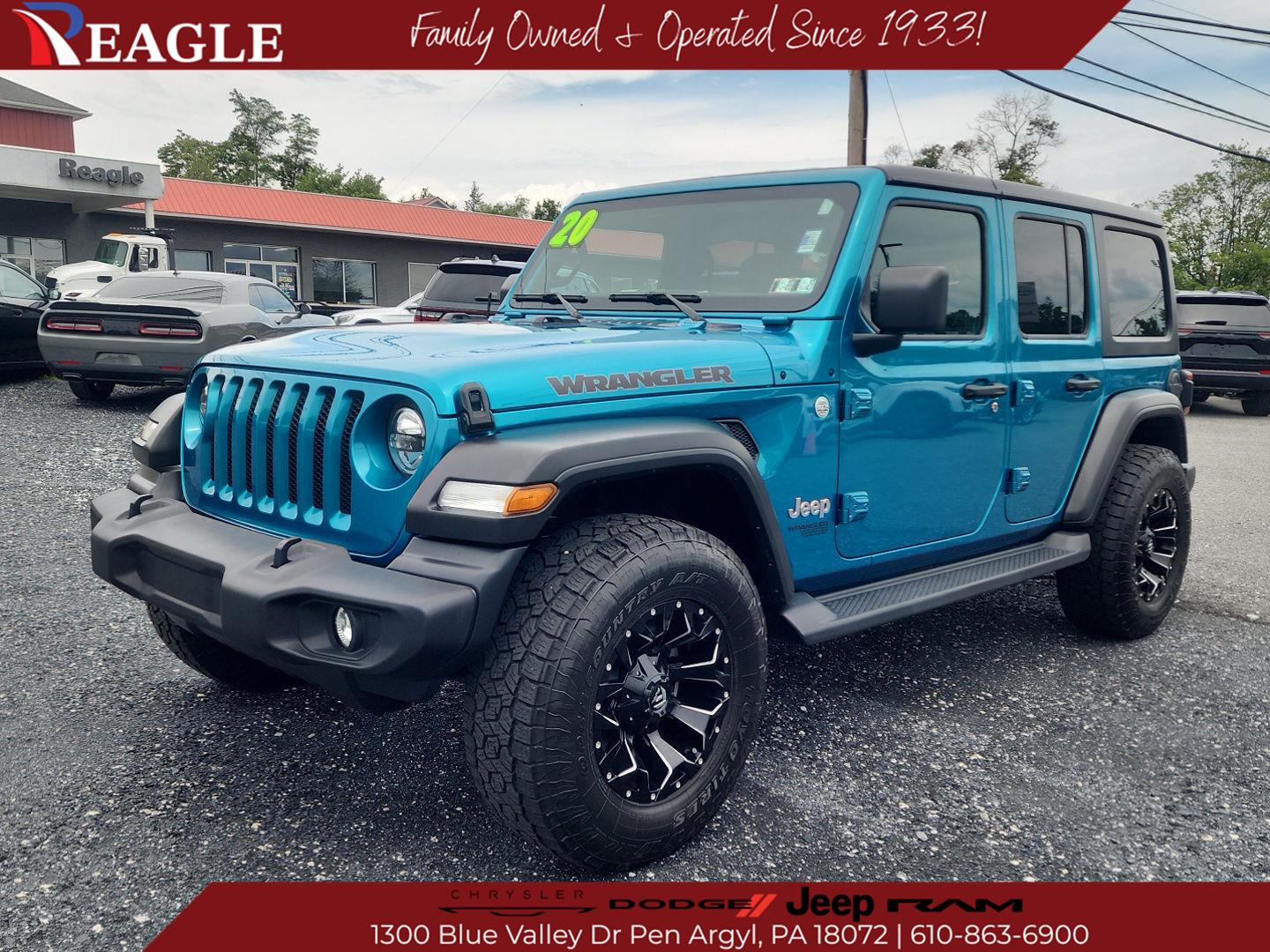 Bikini Pearlcoat 2020 Jeep Wrangler SUV / Crossover Four-Wheel Drive 6-Speed Manual
