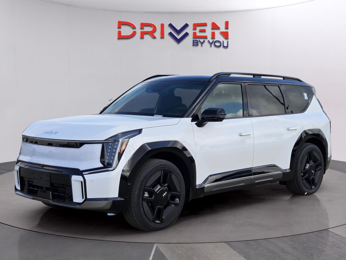 Glacier White Pearl/Ebony Black Roof 2026 Kia EV9 GT-Line AWD SUV / Crossover All-Wheel Drive Automatic