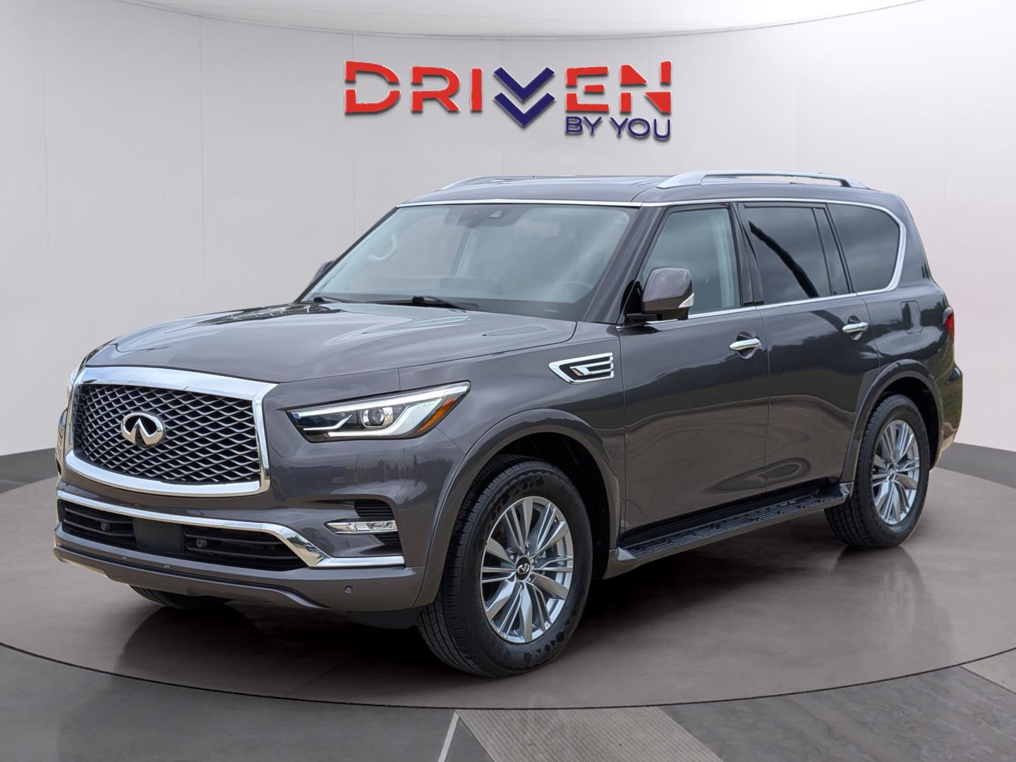 Anthracite Gray 2024 INFINITI QX80 Luxe RWD SUV / Crossover Rear-Wheel Drive Automatic
