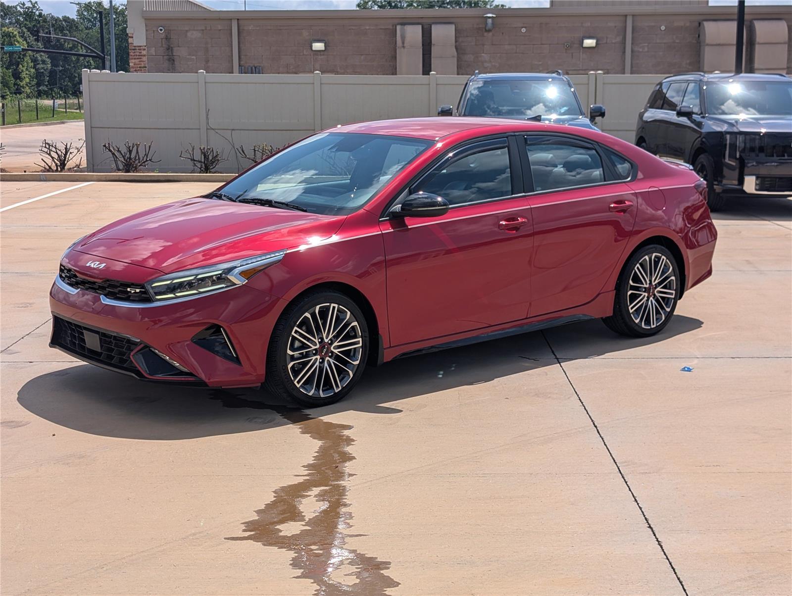 Currant Red 2022 Kia Forte Sedan Front-Wheel Drive Automatic