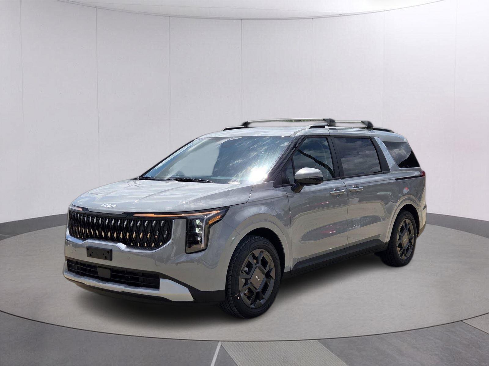 Ceramic Silver 2026 Kia Carnival Hybrid Minivan Front-Wheel Drive Automatic