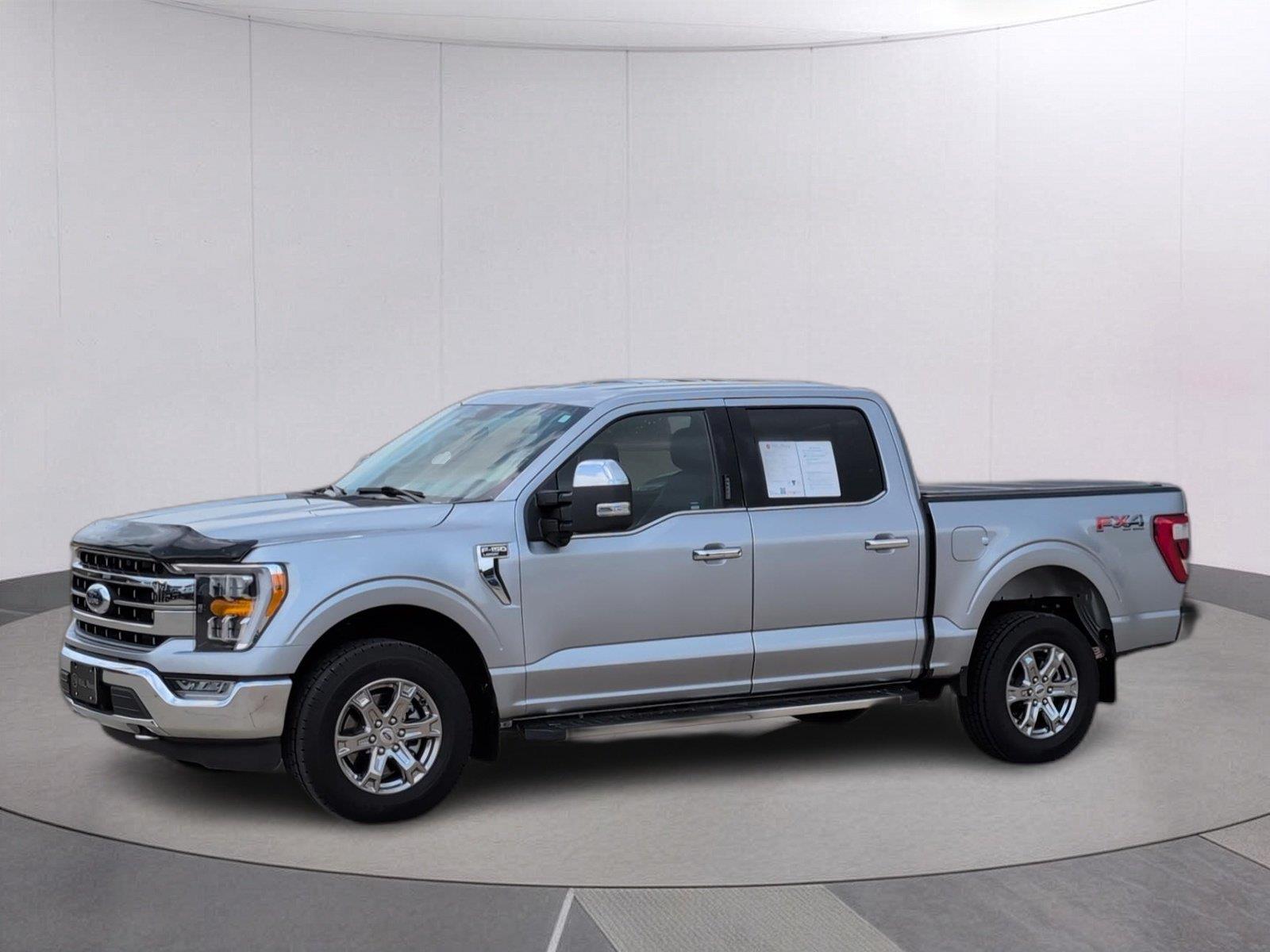 Iconic Silver Metallic 2023 Ford F-150 Pickup Truck Four-Wheel Drive Automatic