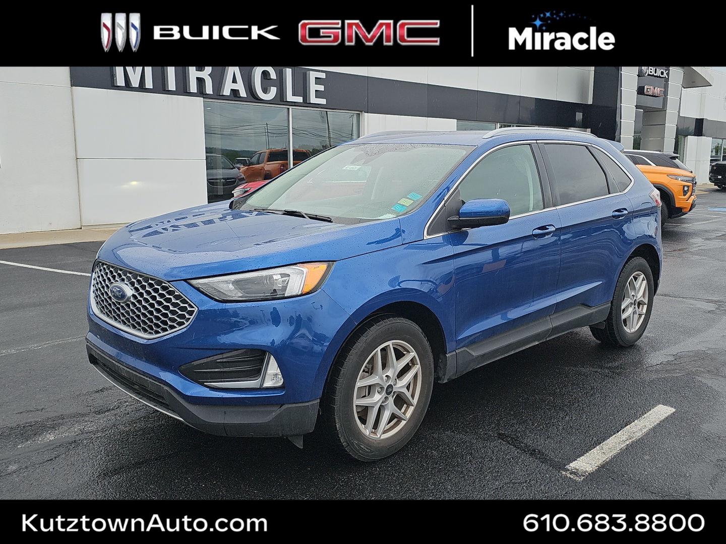 Atlas Blue Metallic 2023 Ford Edge SUV / Crossover All-Wheel Drive 8-Speed Automatic