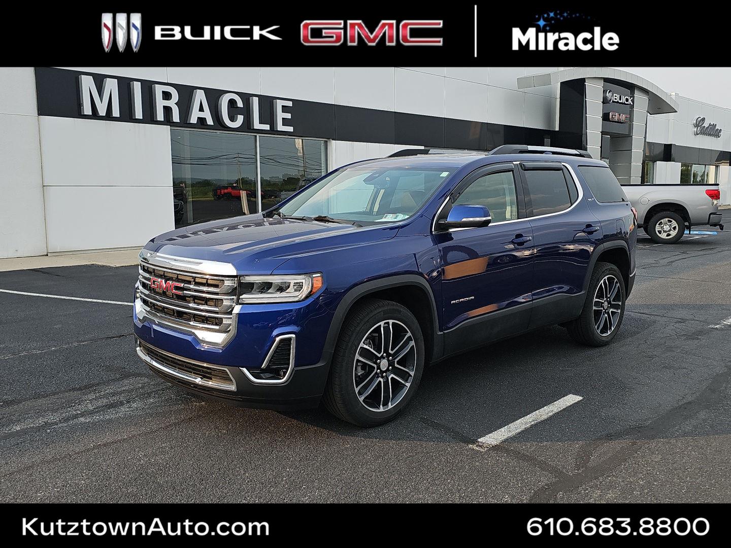 Ultra Blue Metallic 2023 GMC Acadia SUV / Crossover Four-Wheel Drive 9-Speed Automatic