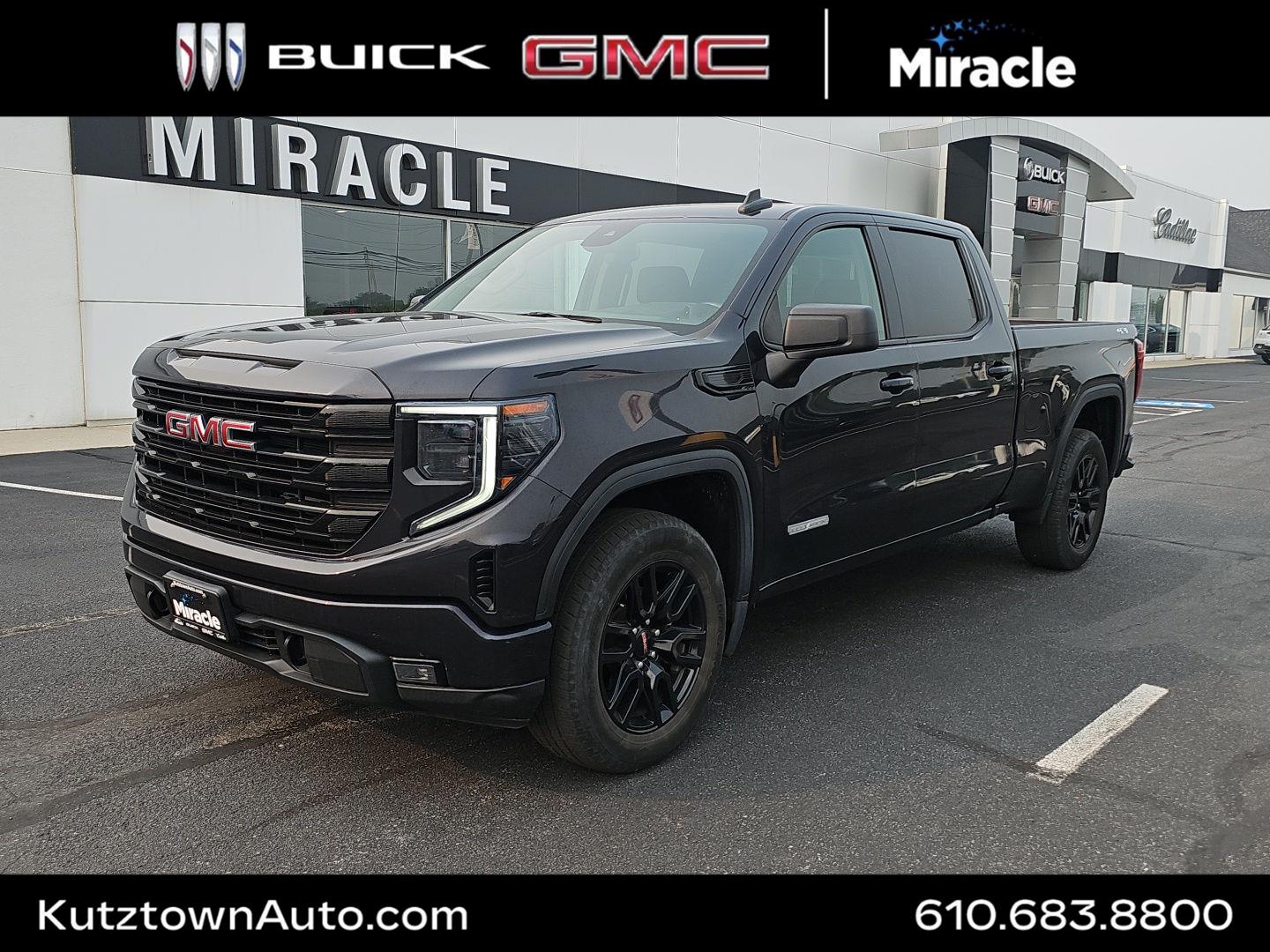 Titanium Rush Metallic 2023 GMC Sierra 1500 Pickup Truck Four-Wheel Drive 8-Speed Automatic