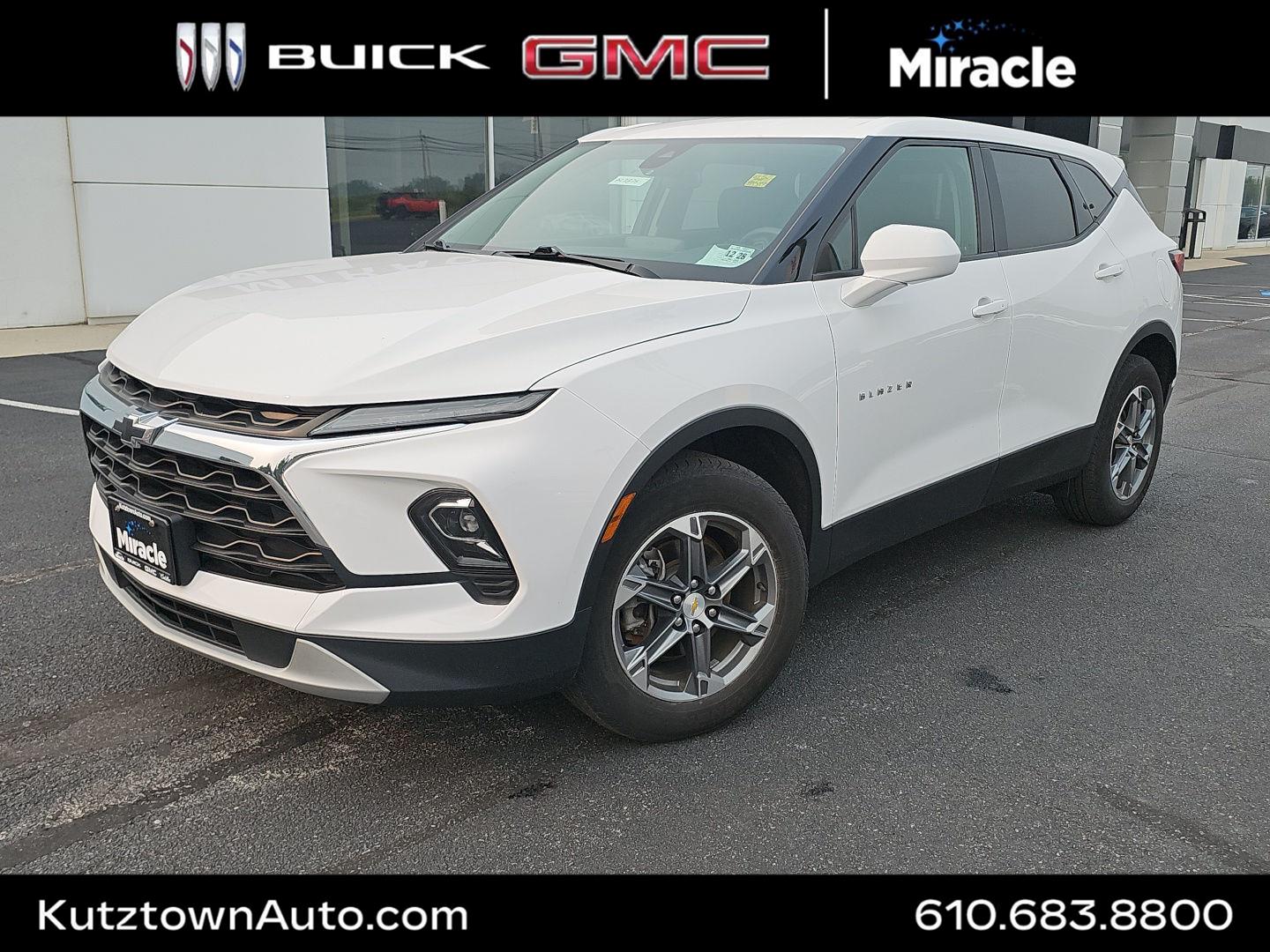 Summit White 2023 Chevrolet Blazer SUV / Crossover All-Wheel Drive 9-Speed Automatic