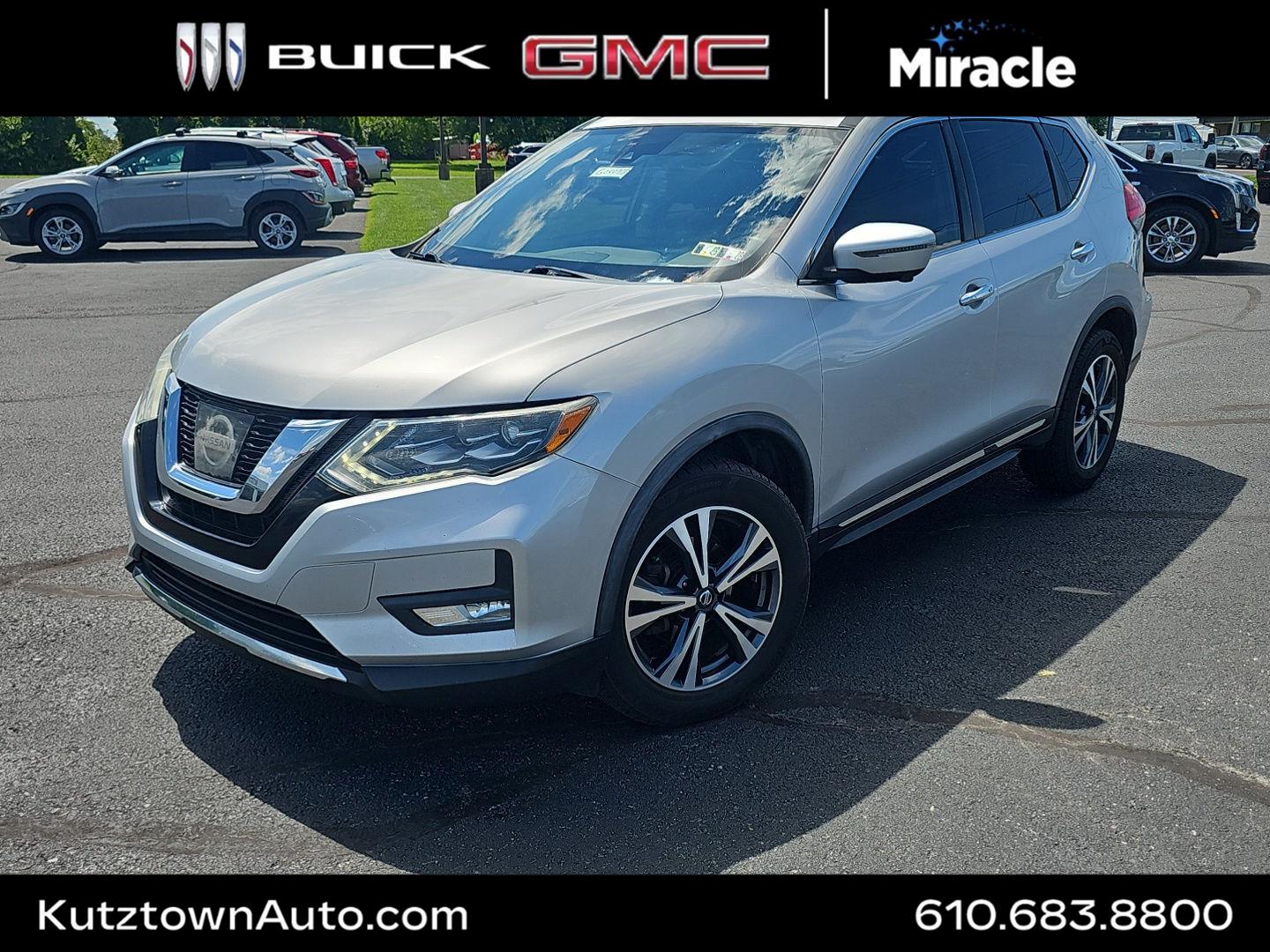 Brilliant Silver 2017 Nissan Rogue SUV / Crossover All-Wheel Drive Continuously Variable Transmission