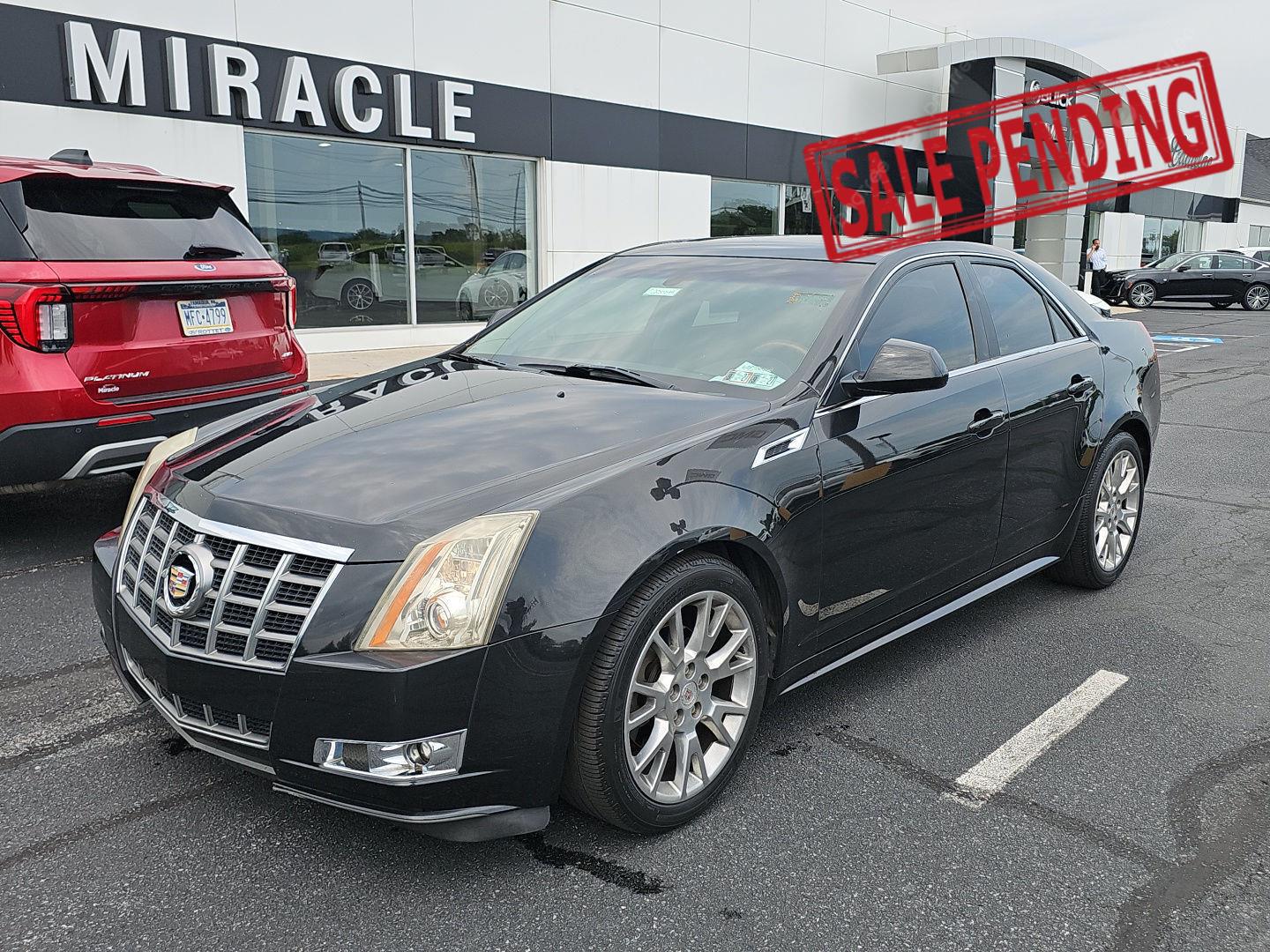 Black Diamond Tricoat 2012 Cadillac CTS Sedan All-Wheel Drive 6-Speed Automatic