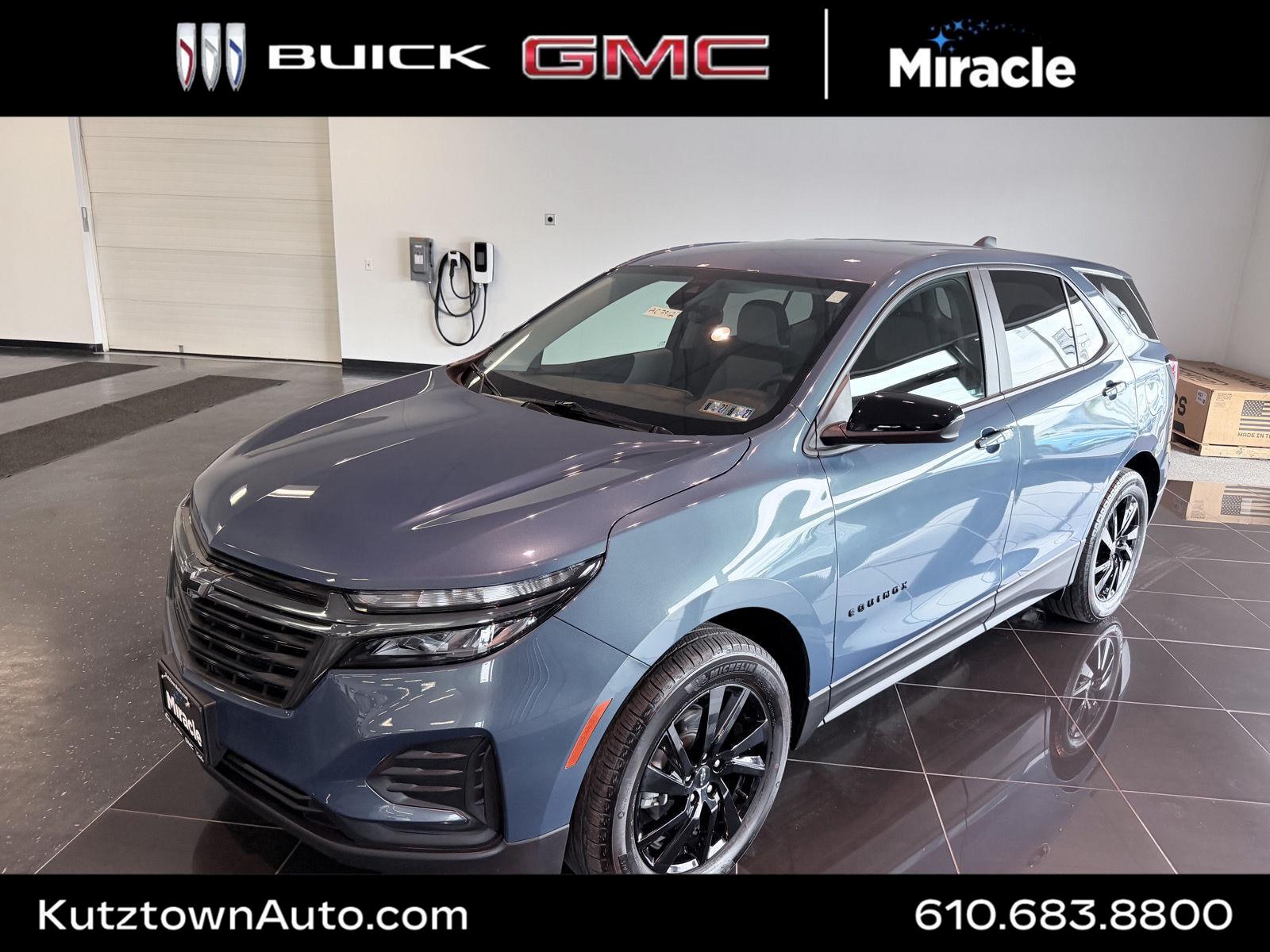 Lakeshore Blue Metallic 2024 Chevrolet Equinox SUV / Crossover Four-Wheel Drive 6-Speed Automatic Overdrive