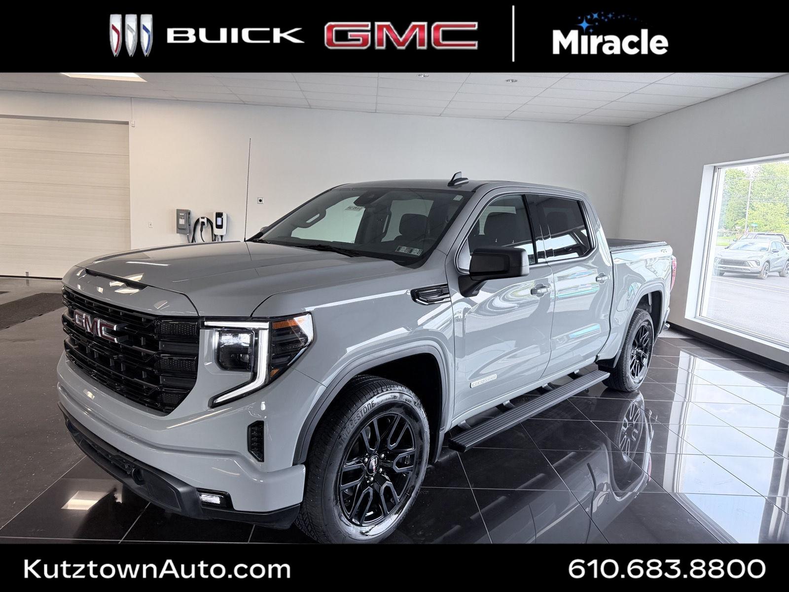 Thunderstorm Gray 2024 GMC Sierra 1500 Pickup Truck Four-Wheel Drive 8-Speed Automatic