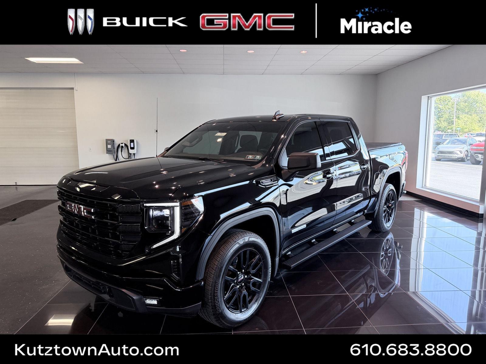 Onyx Black 2024 GMC Sierra 1500 Pickup Truck Four-Wheel Drive 8-Speed Automatic