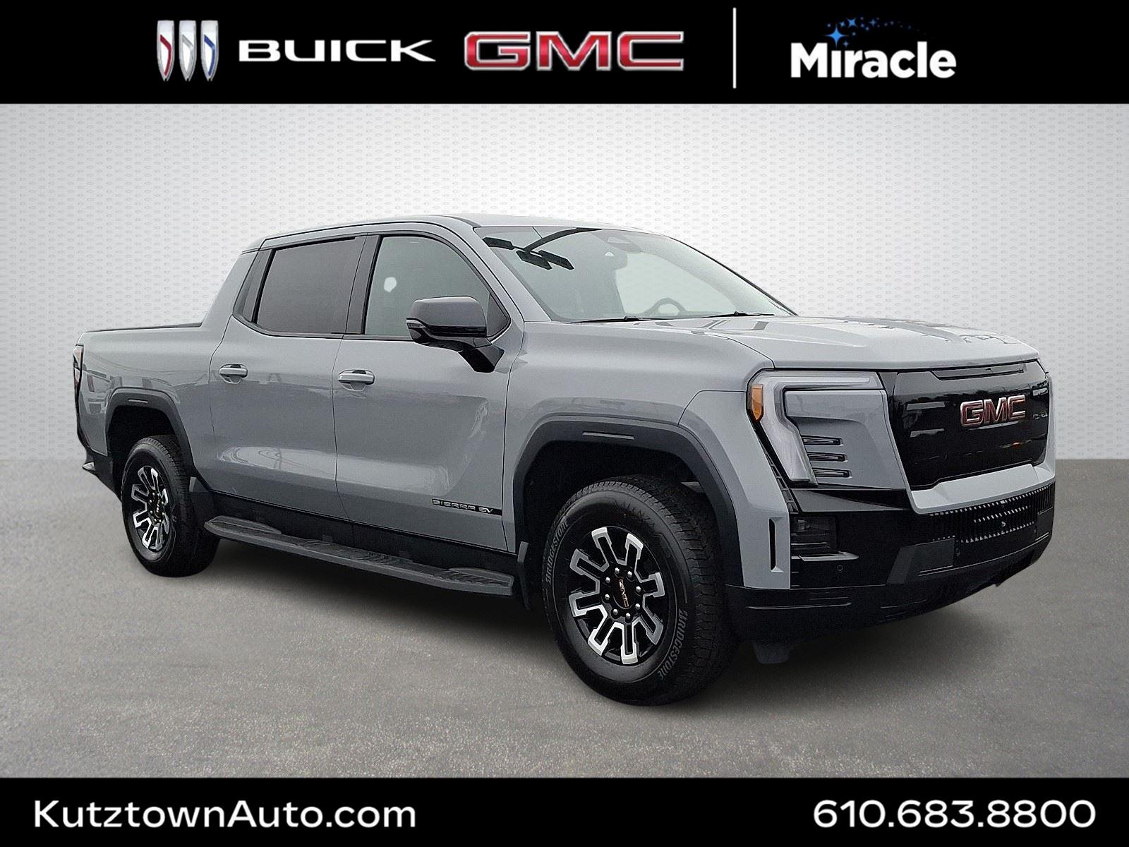 Thunderstorm Gray 2026 GMC Sierra EV Pickup Truck All-Wheel Drive Automatic