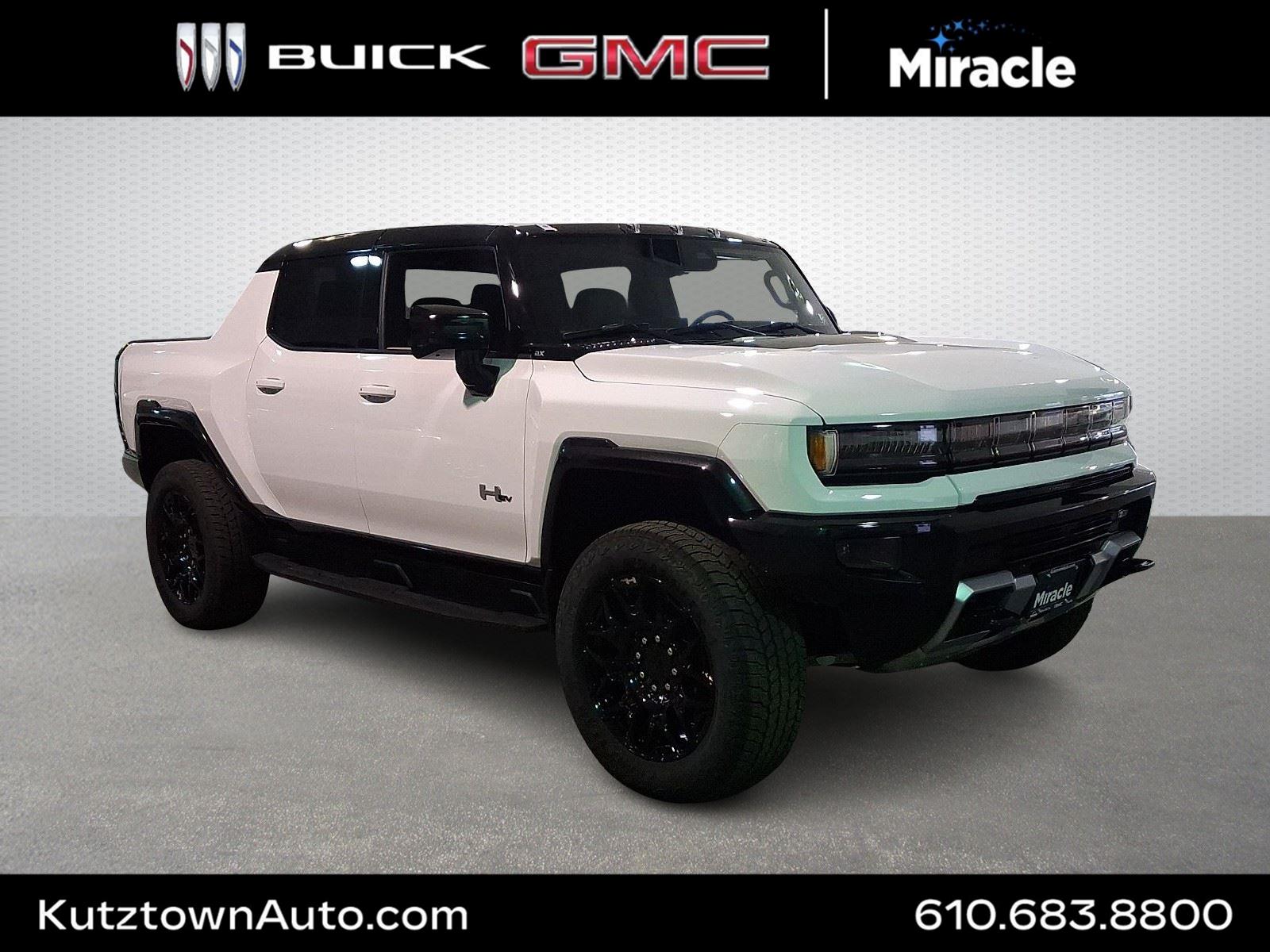 Interstellar White 2026 GMC Hummer EV Pickup 2X Crew Cab AWD Pickup Truck All-Wheel Drive Automatic