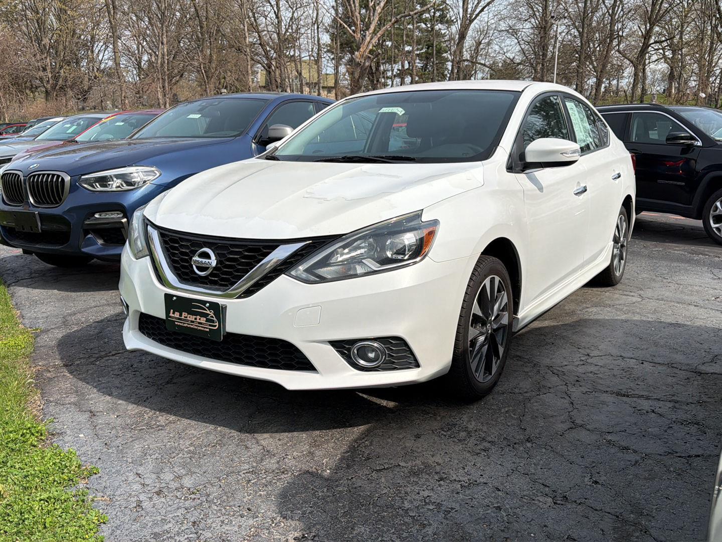 Aspen White Pearl 2016 Nissan Sentra SR Sedan Front-Wheel Drive Continuously Variable Transmission
