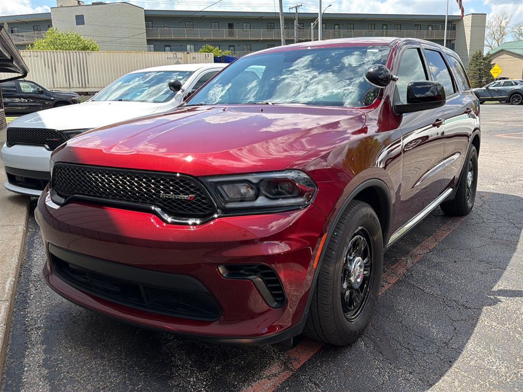 Octane Red Pearlcoat 2023 Dodge Durango Pursuit AWD SUV / Crossover All-Wheel Drive 8-Speed Automatic