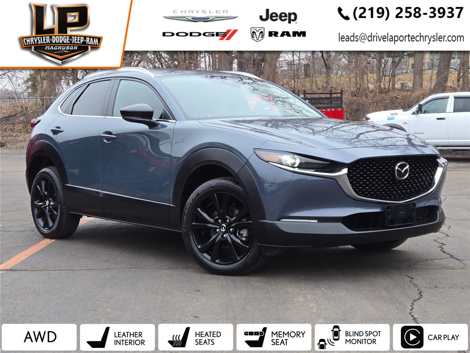 Polymetal Gray Metallic 2023 Mazda CX-30 2.5 S Carbon Edition AWD SUV / Crossover All-Wheel Drive Automatic