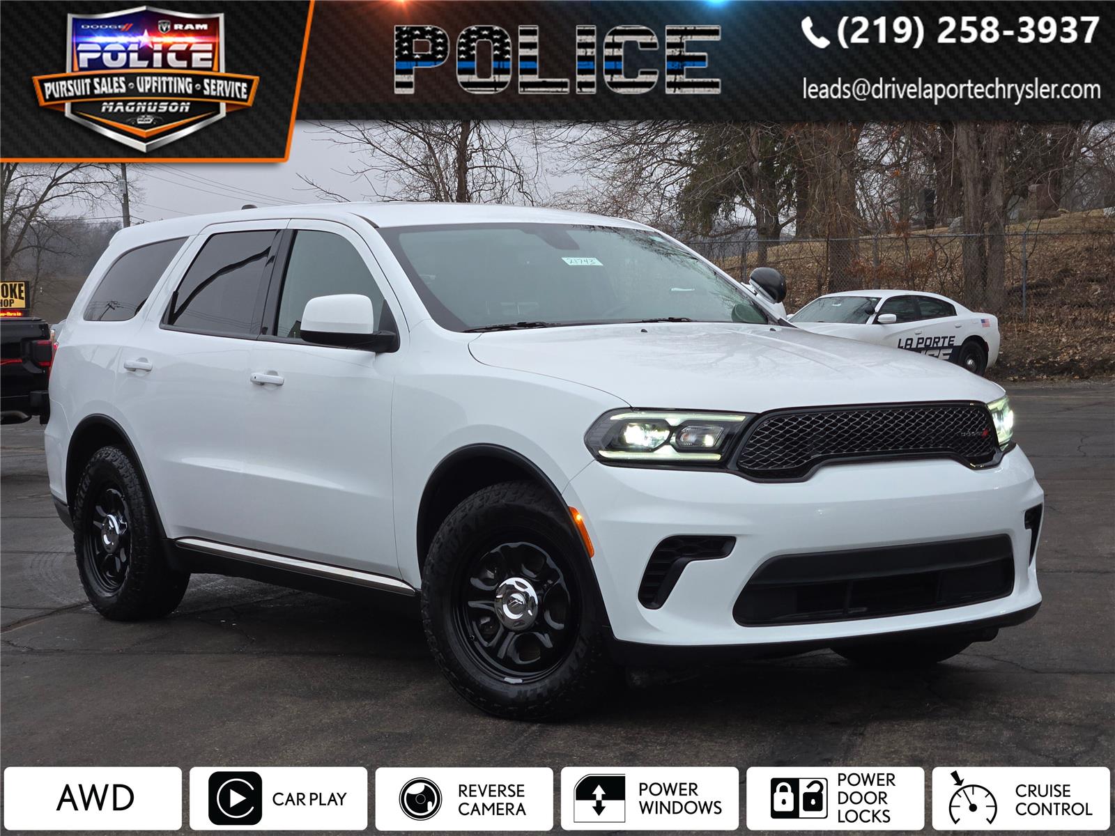 2021 Dodge Durango Pursuit AWD Blanco (White Knuckle Clearcoat) SUV/Crossover Tracción en las cuatro ruedas 8 velocidades Automática